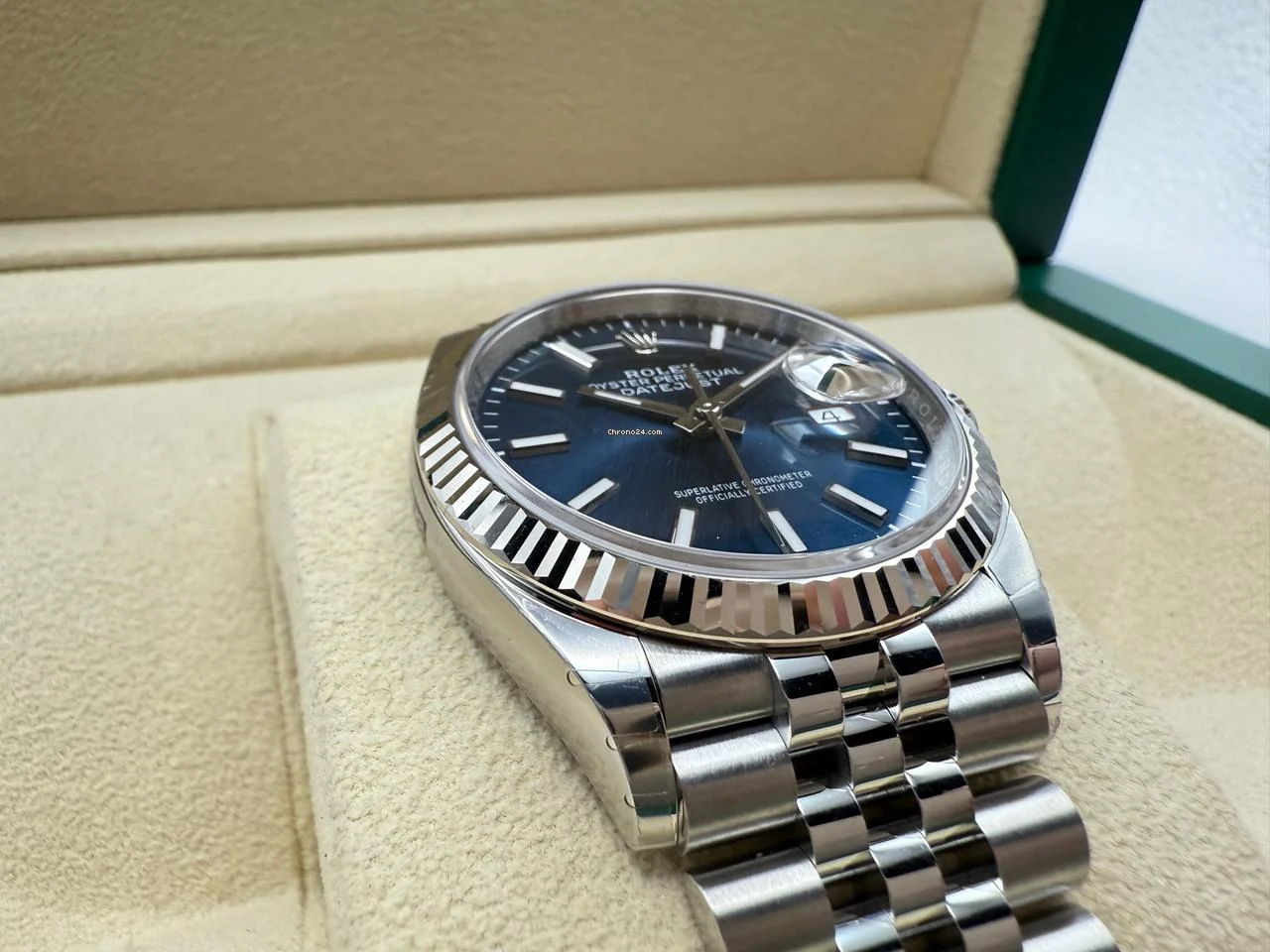 Rolex Datejust 36mm | Blauw Wijzerplaat & 18K Witgouden Lunette | Jubilee | 126234 - Image 5