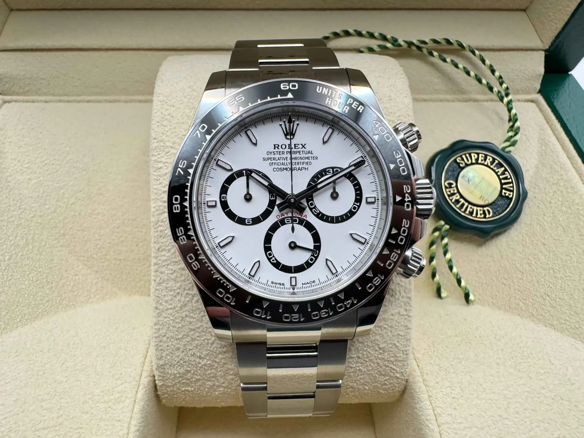 Rolex Daytona 40 “Panda” Zwart/Witte Wijzerplaat | Oystersteel | 126500LN