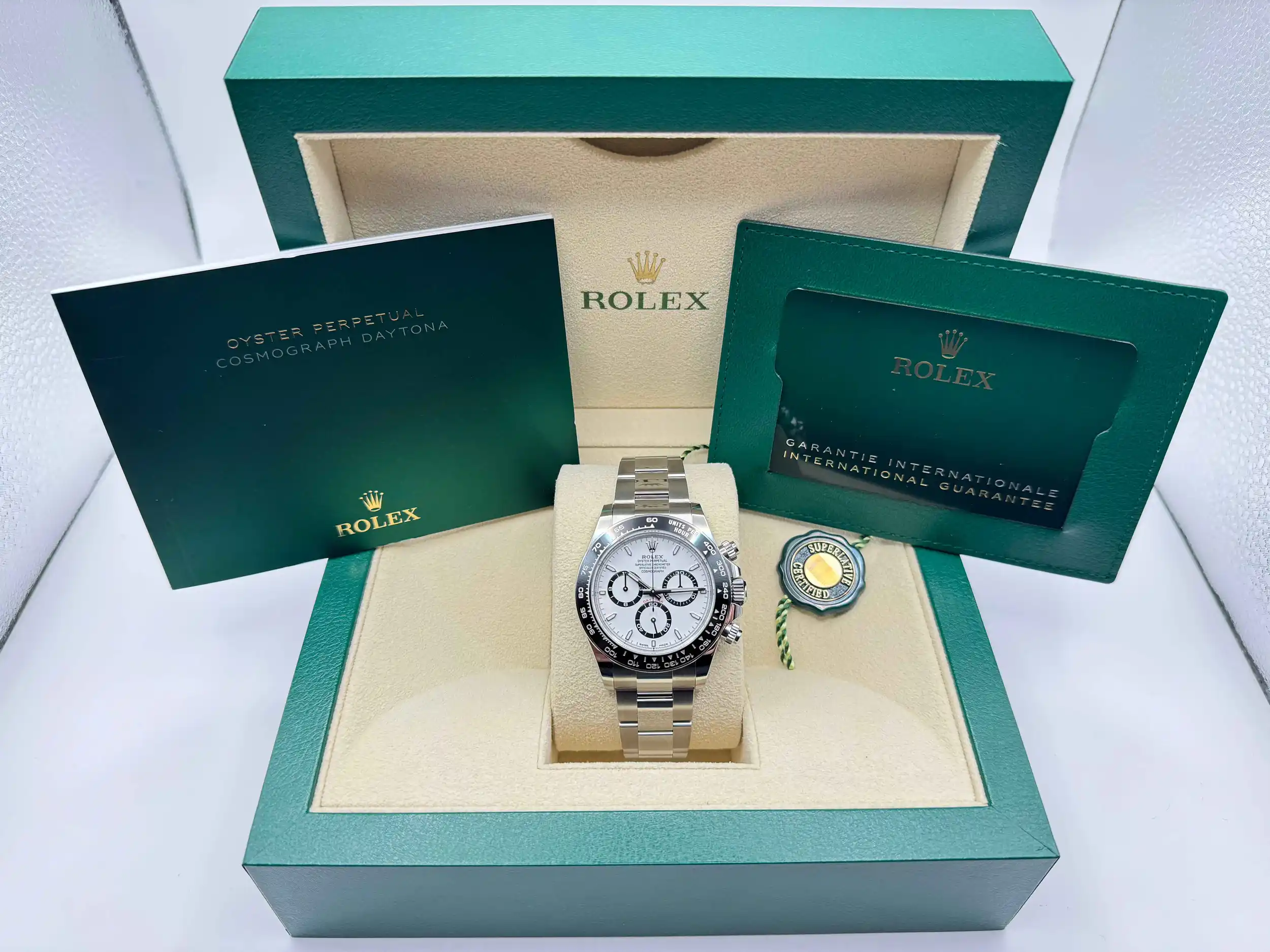 Rolex Daytona 40 “Panda” Zwart/Witte Wijzerplaat | Oystersteel | 126500LN - Image 2