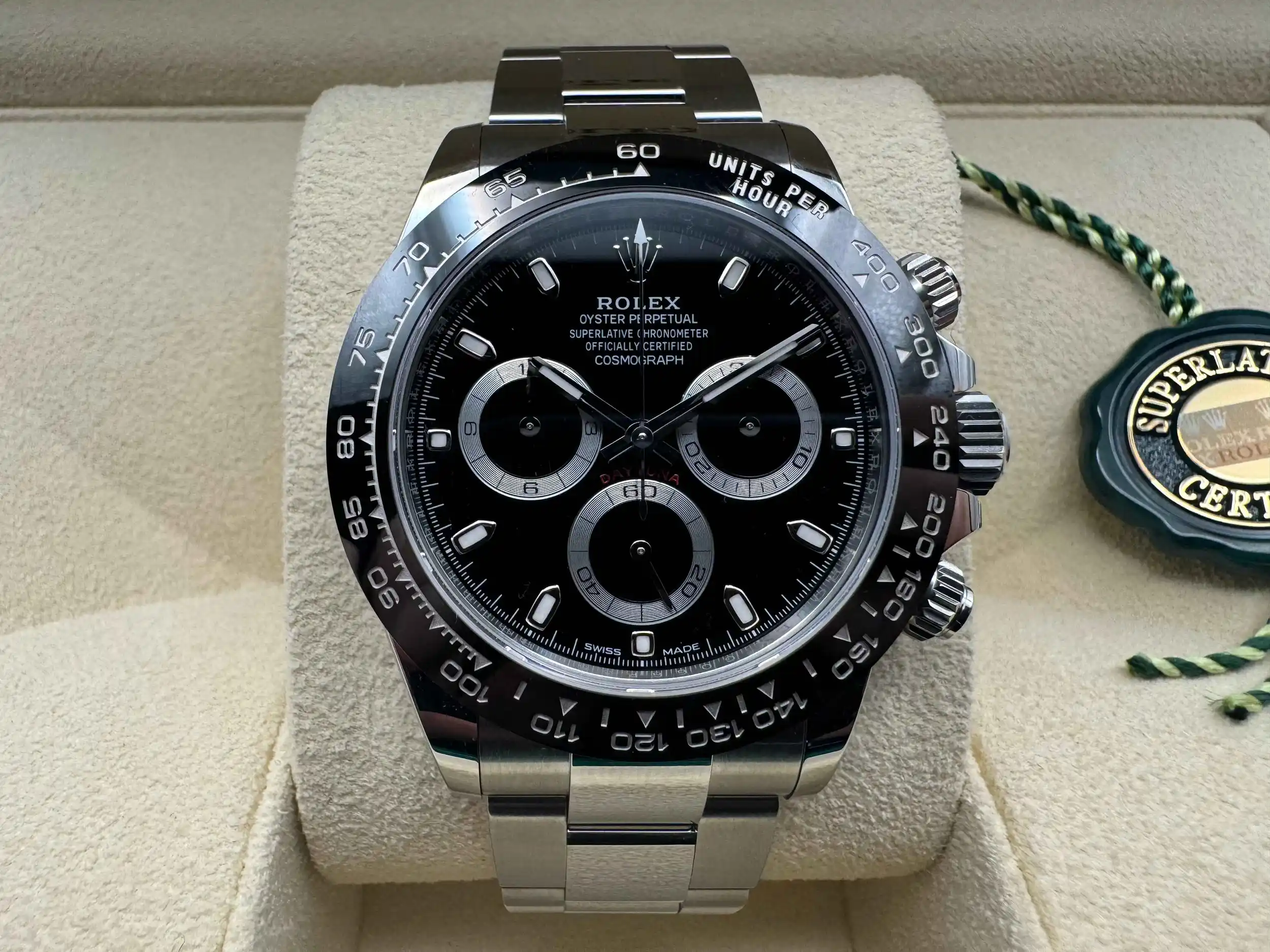 Rolex Daytona 40mm | Zwart Wijzerplaat & Zwarte Keramische Cerachrom Lunette | Oystersteel | 126500LN - Image 6