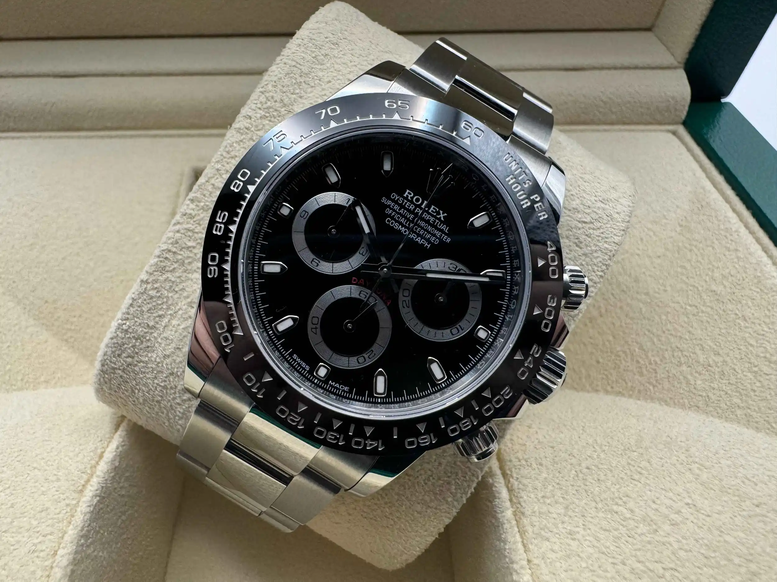 Rolex Daytona 40mm | Zwart Wijzerplaat & Zwarte Keramische Cerachrom Lunette | Oystersteel | 126500LN - Image 8