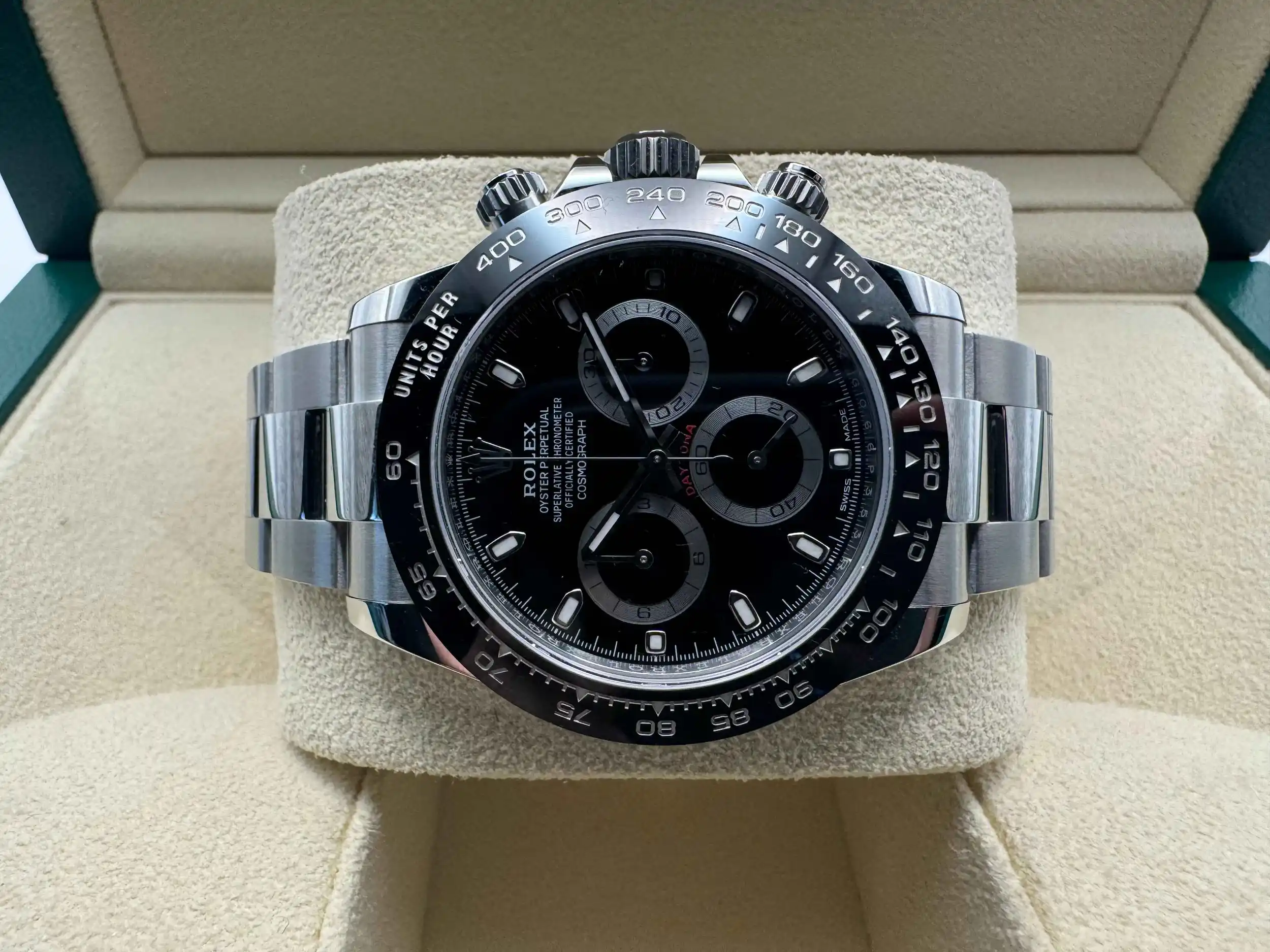Rolex Daytona 40mm | Zwart Wijzerplaat & Zwarte Keramische Cerachrom Lunette | Oystersteel | 126500LN - Image 9