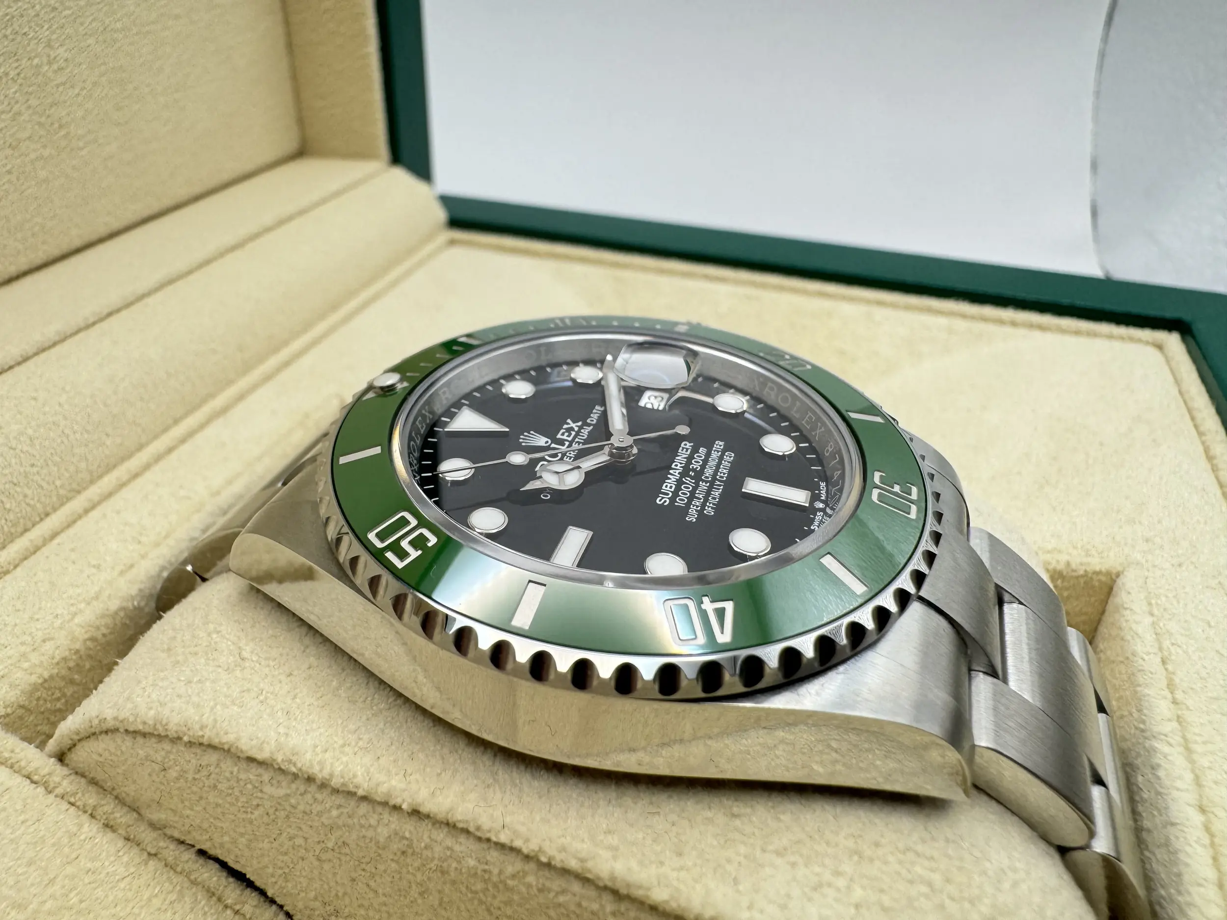 Rolex Submariner Starbucks 41mm | Groene Cerachrom Bezel & Zwarte Wijzerplaat | Oystersteel | 126610LV - Image 10