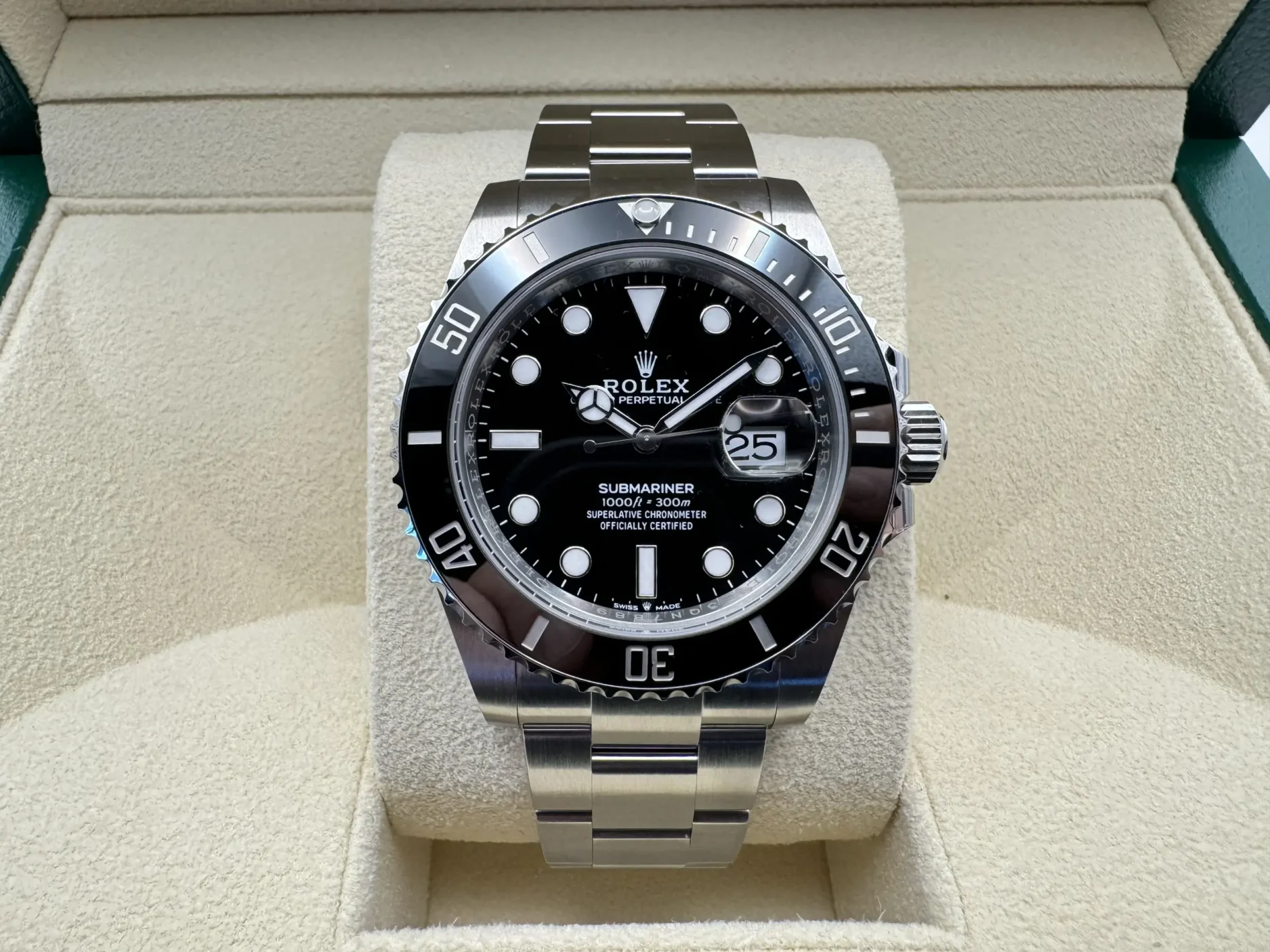 Rolex Submariner Date 41mm | Zwarte Cerachrom Keramische Bezel | Oystersteel | 126610LN