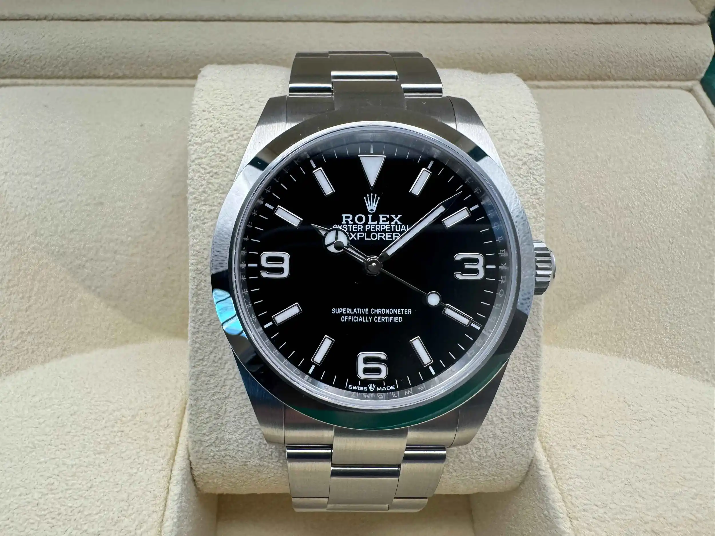 Rolex Explorer 40mm | Zwarte Wijzerplaat | 224270