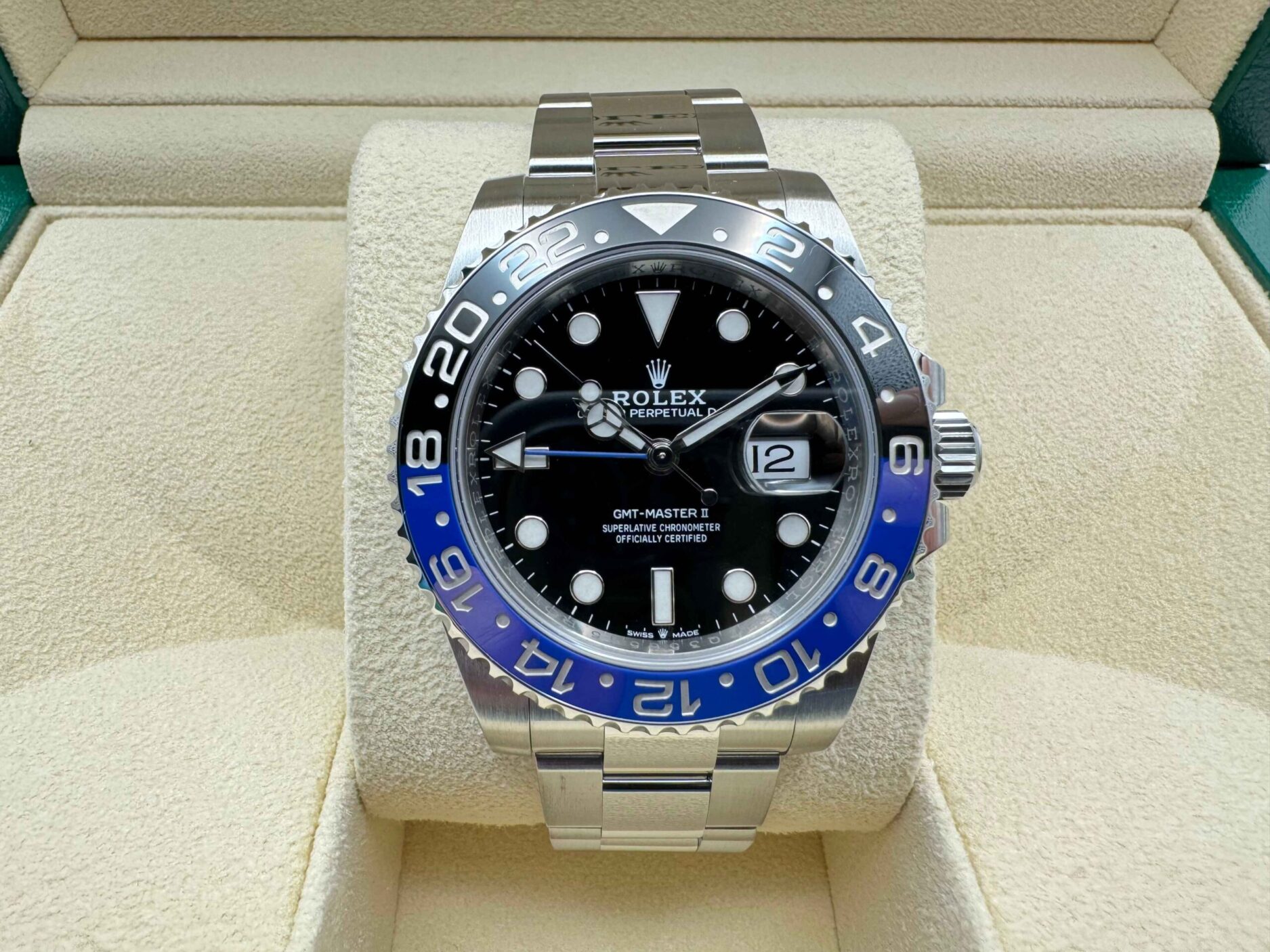Rolex GMT-Master 2 | 40mm Batman | Zwarte en Blauwe Keramische Lunette/Bezel | Oystersteel | 126710BLNR