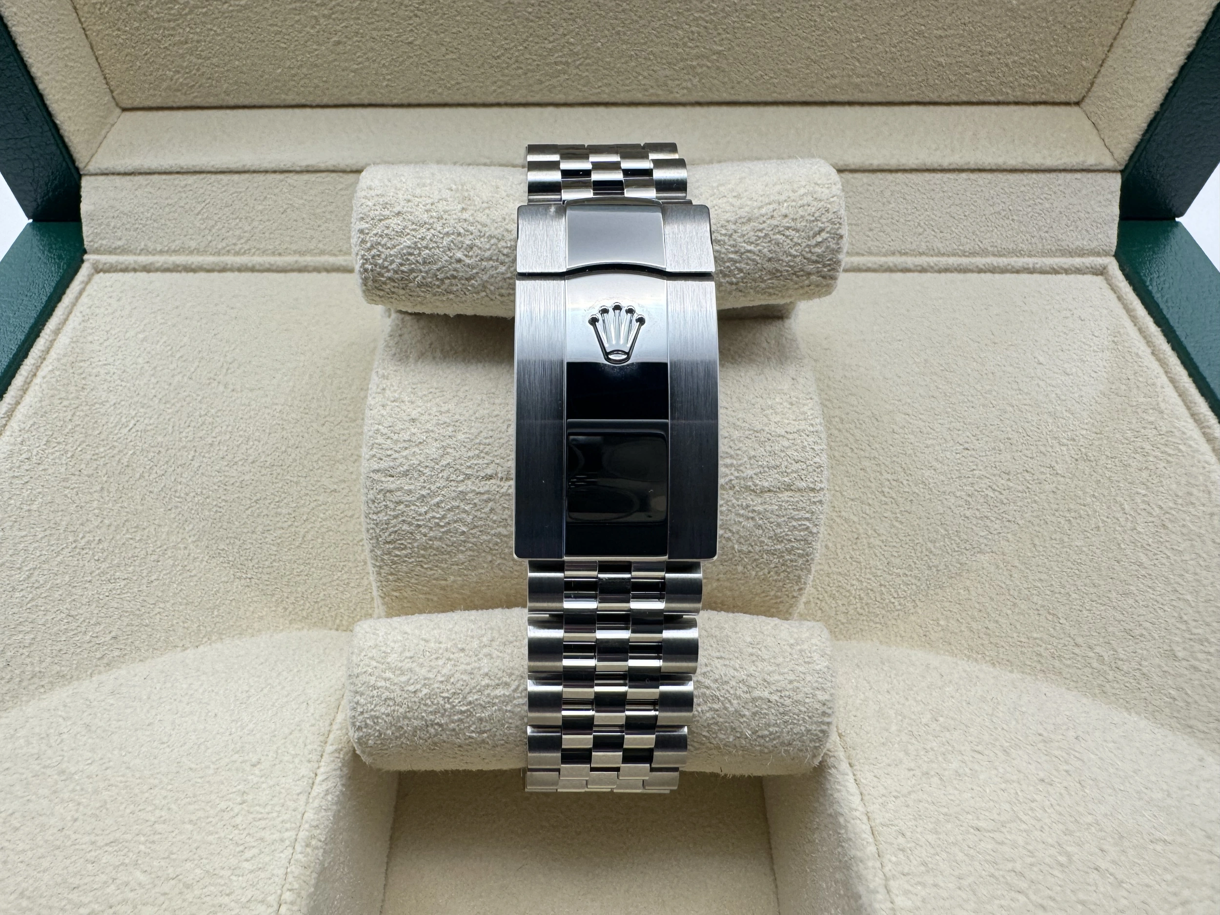 Rolex Datejust 41mm | Mintgroene Wijzerplaat | 18K Witgoud Gekartelde Bezel/Lunette | Jubilee | 126334 - Image 7