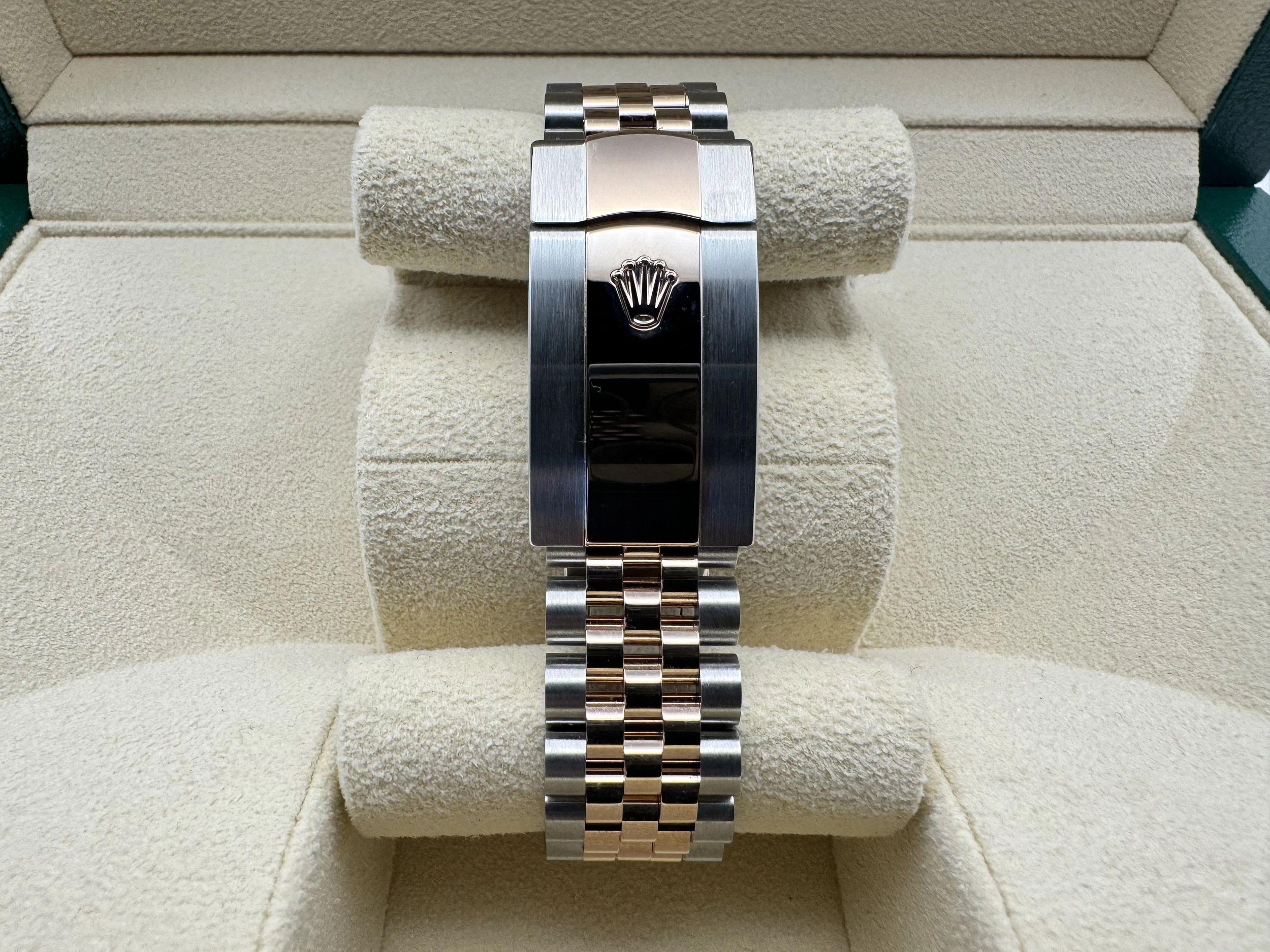 Rolex Datejust 36mm | Wimbledon Grijs & 18K Everose Goud Gekarteld Lunnete | Oystersteel | 126231 - Image 8