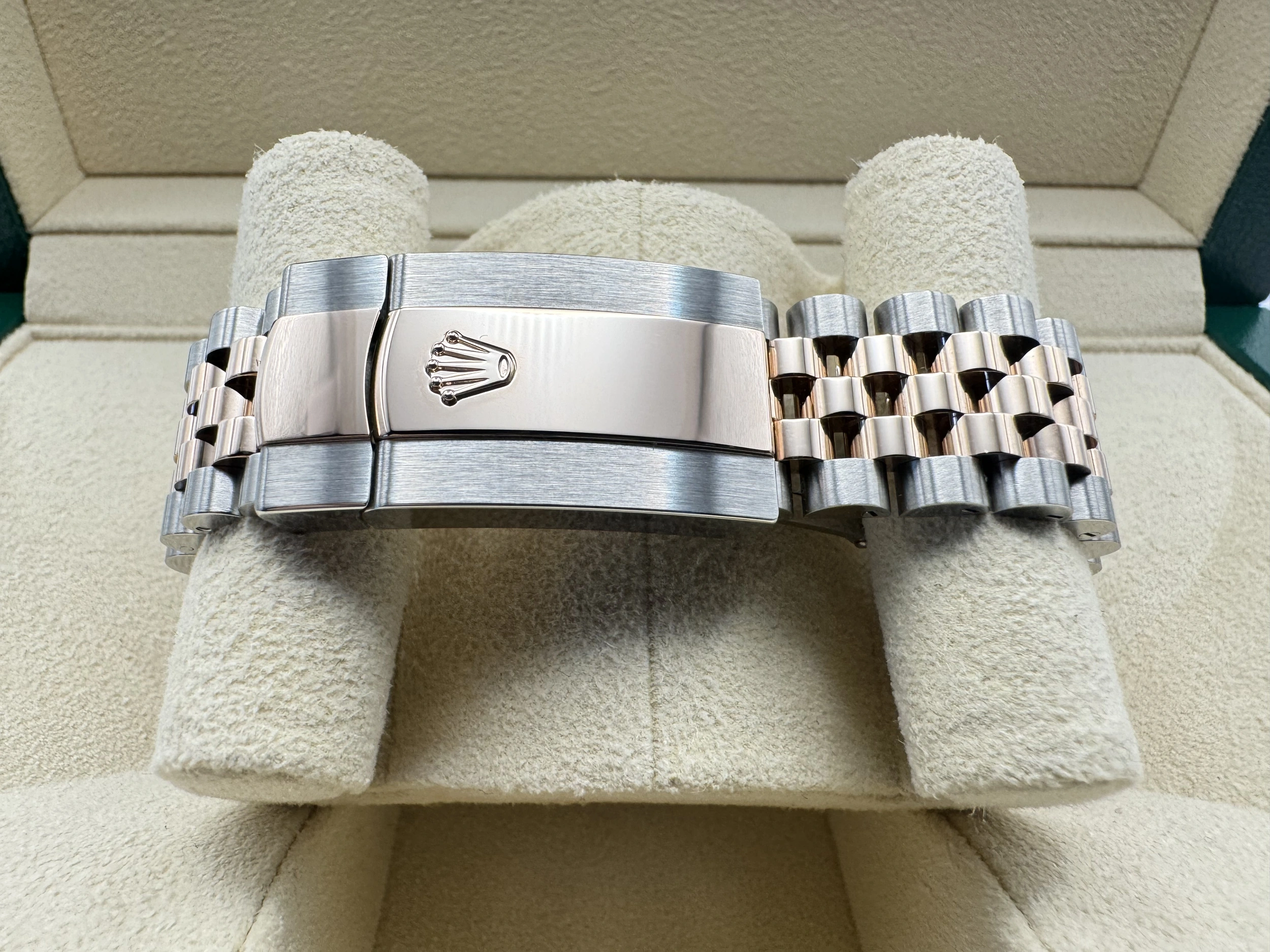 Rolex Datejust 36mm | Wimbledon Grijs & 18K Everose Goud Gekarteld Lunnete | Oystersteel | 126231 - Image 9