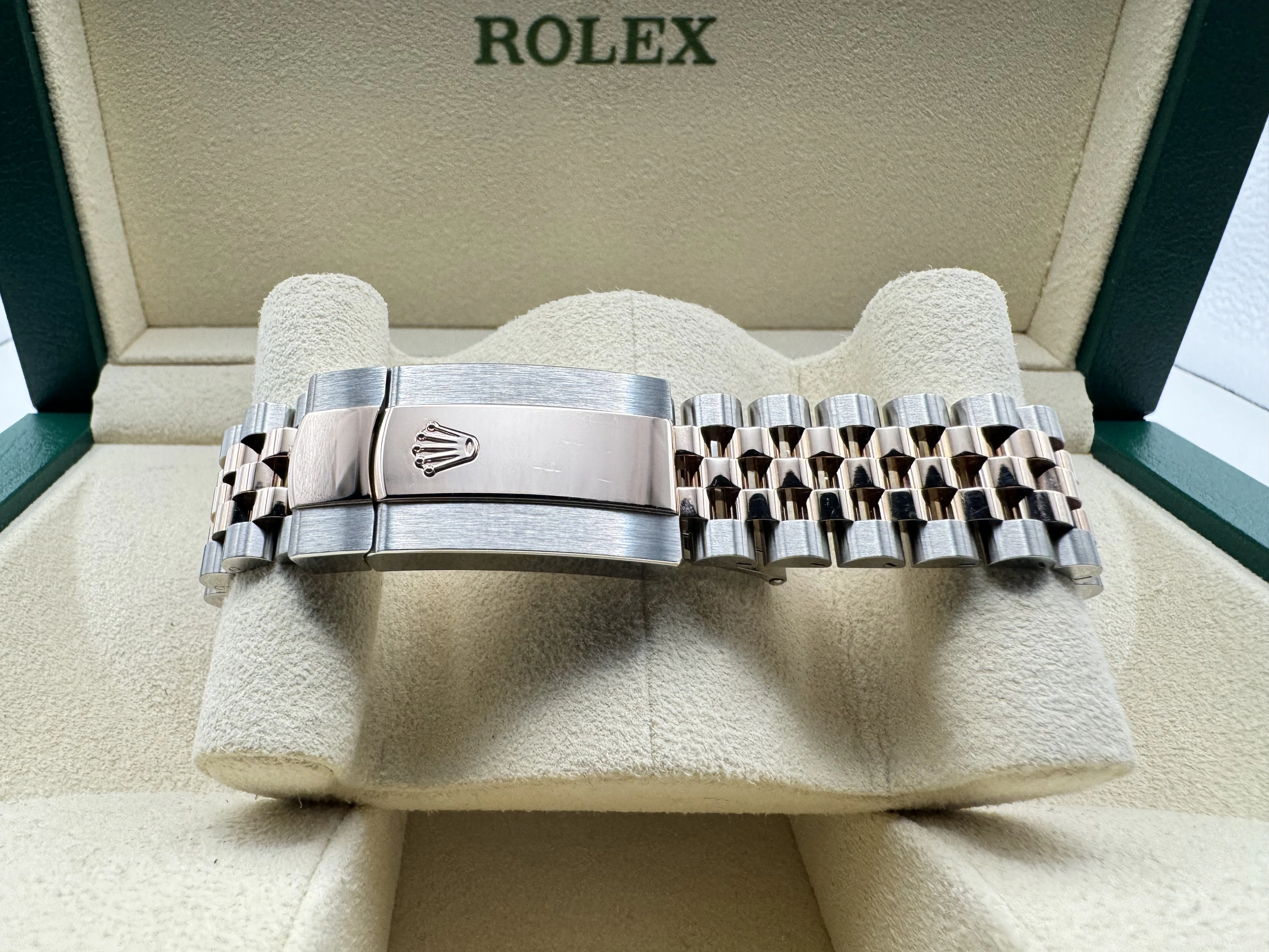 Rolex Datejust 36mm | Choco Wijzerplaat Two-tone &18K Everose Gouden Gekartelde Bezel | Jubilee | 126231 - Image 8