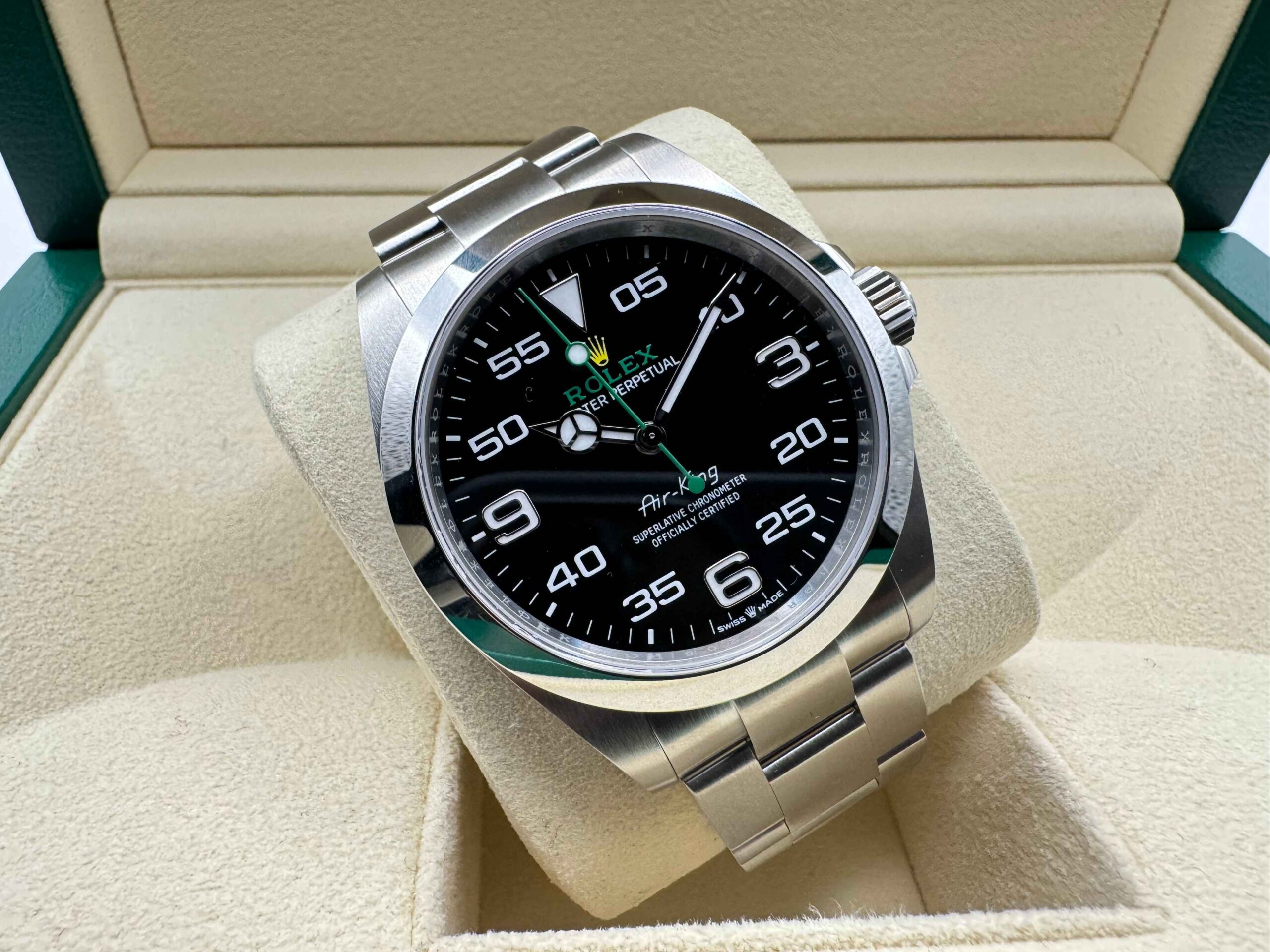 Rolex Airking 40mm | Zwarte wijzerplaat | Oystersteel | 126900 - Image 4