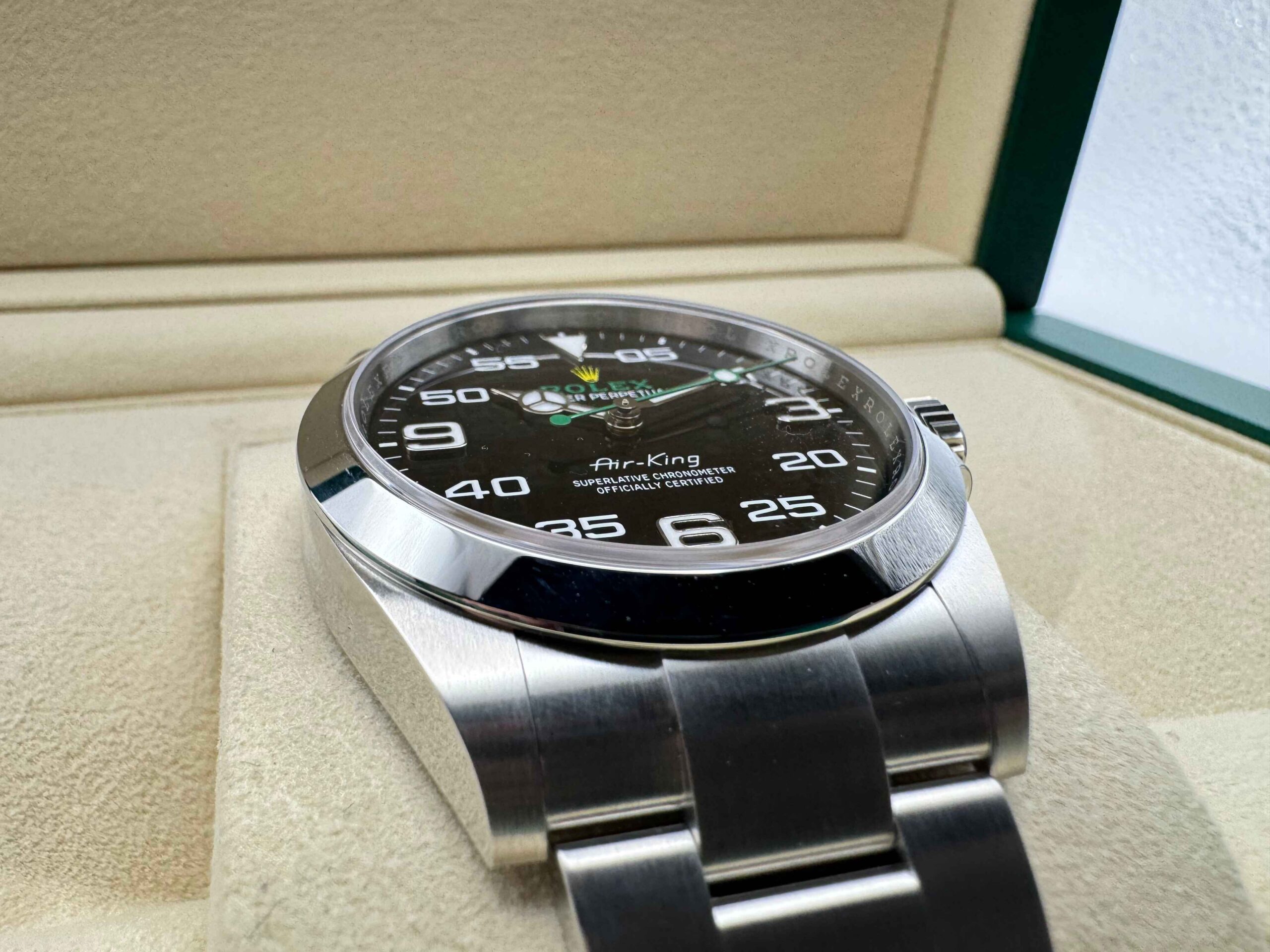 Rolex Airking 40mm | Zwarte wijzerplaat | Oystersteel | 126900 - Image 9