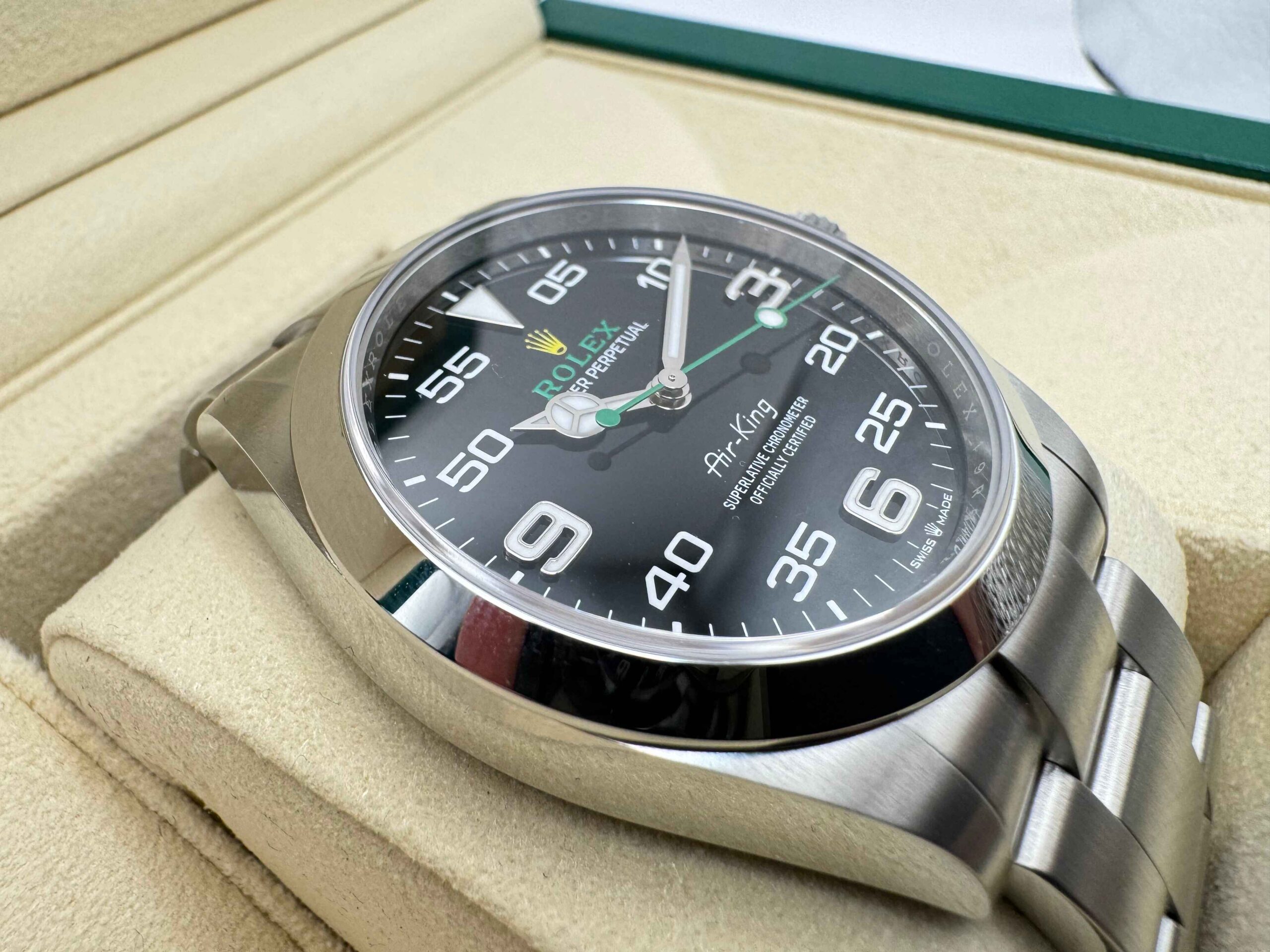 Rolex Airking 40mm | Zwarte wijzerplaat | Oystersteel | 126900 - Image 10