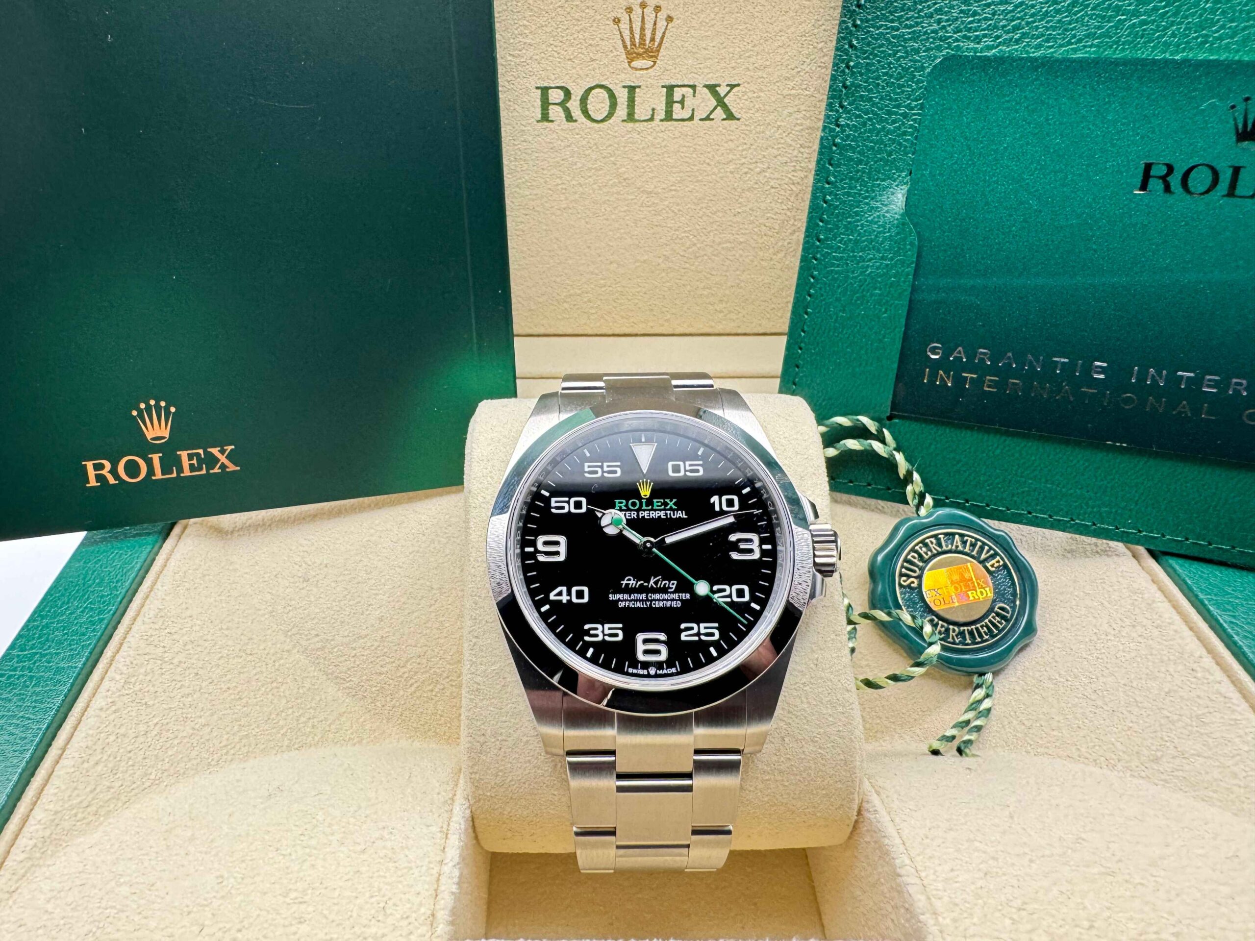 Rolex Airking 40mm | Zwarte wijzerplaat | Oystersteel | 126900 - Image 3