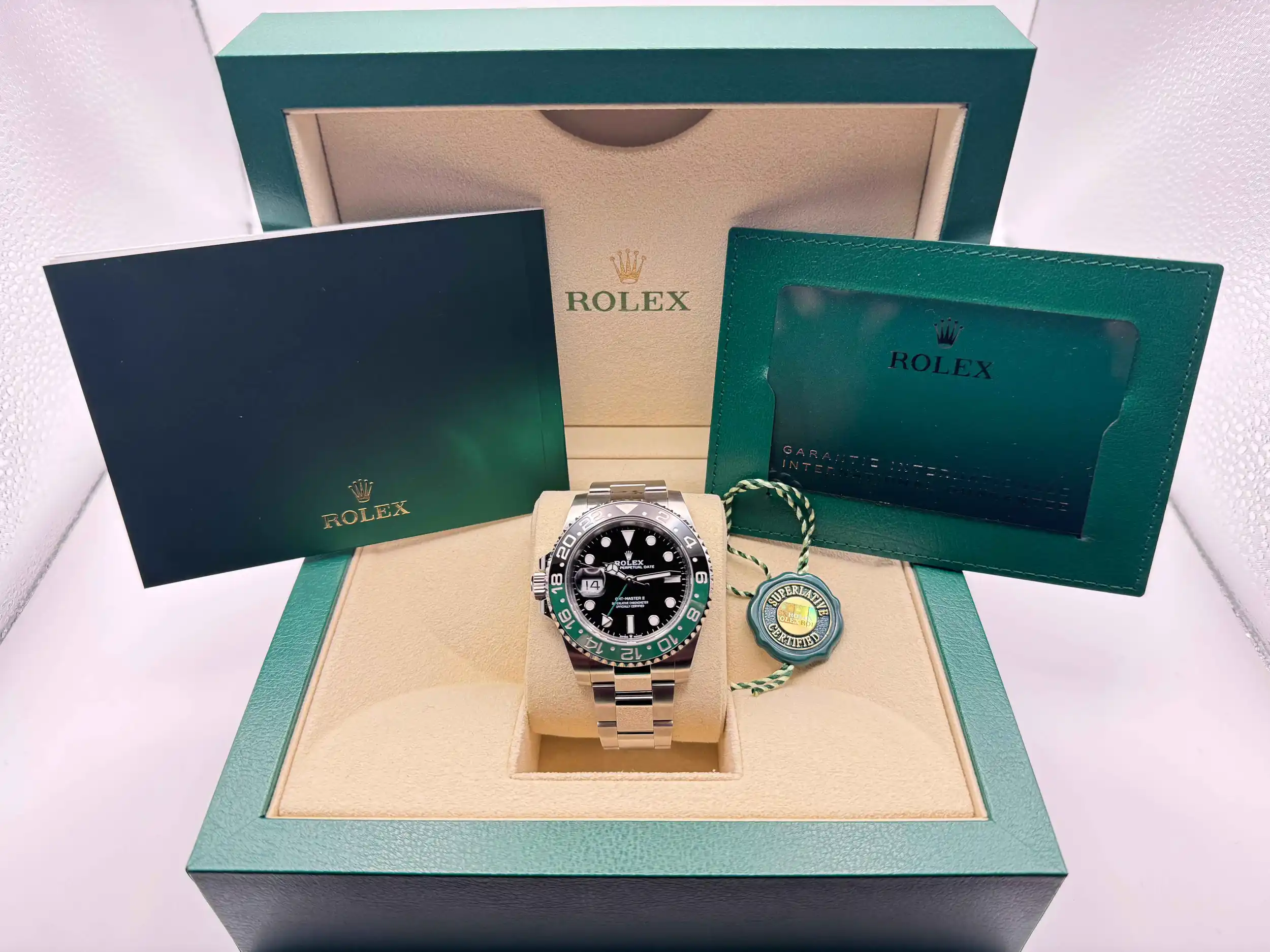 Rolex GMT Master 2 | 40mm | Sprite Groen/Zwart Keramisch Bidirectioneel Draaibaar Bezel | 126720VTNR - Image 2