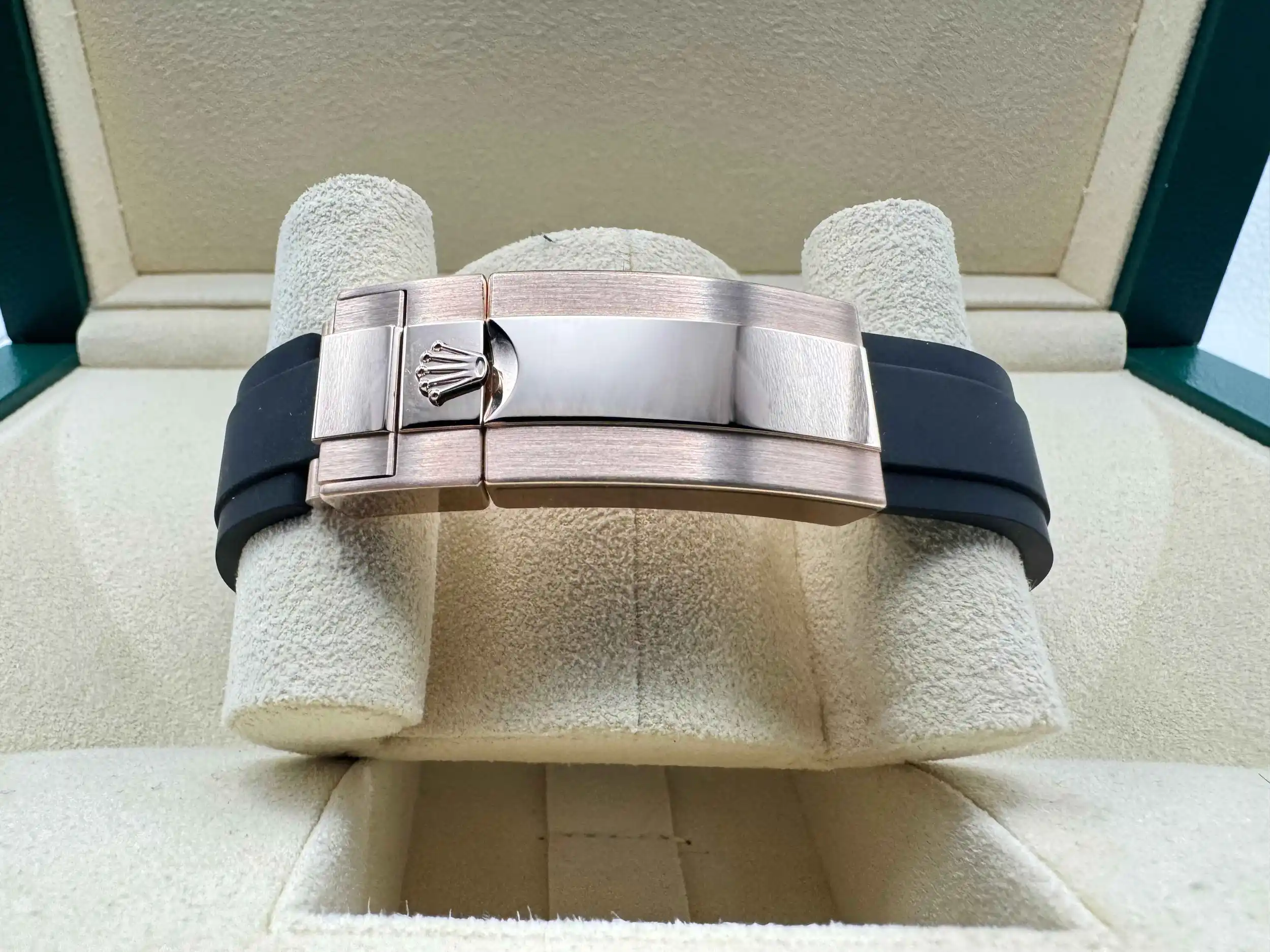 Rolex Daytona 40mm | Champagne/Rosé | Zwarte Keramische Bezel & 18K Everose (Roségoud) | Oysterflex | 126515LN - Image 8