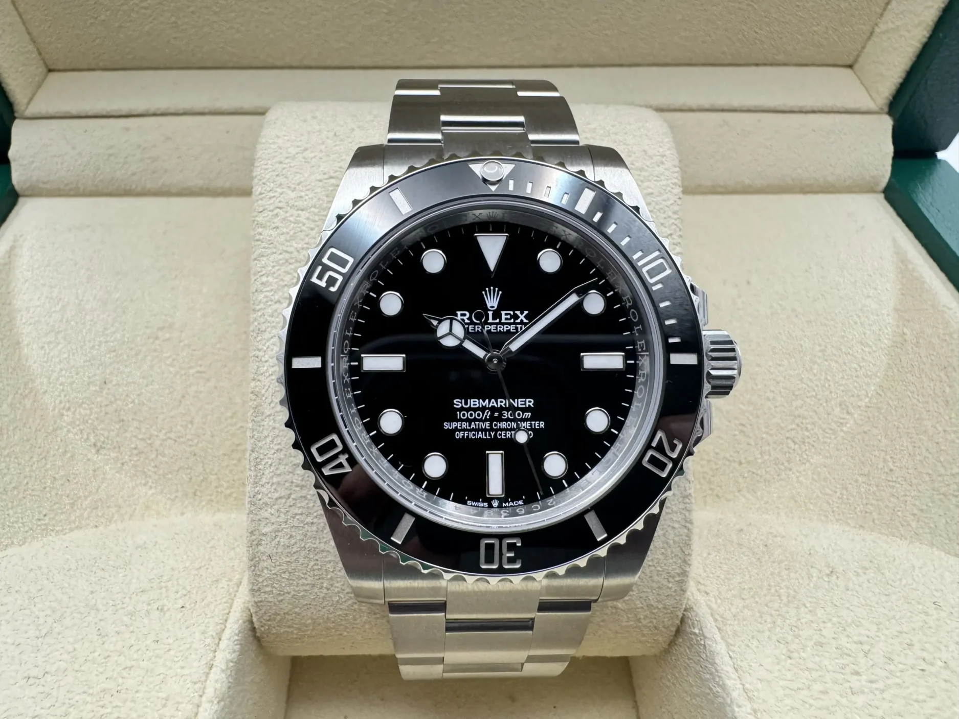 Rolex Submariner 41mm | Zwarte Wijzerplaat & Zwarte Cerachrom Lunette | Oyster-band  | 124060