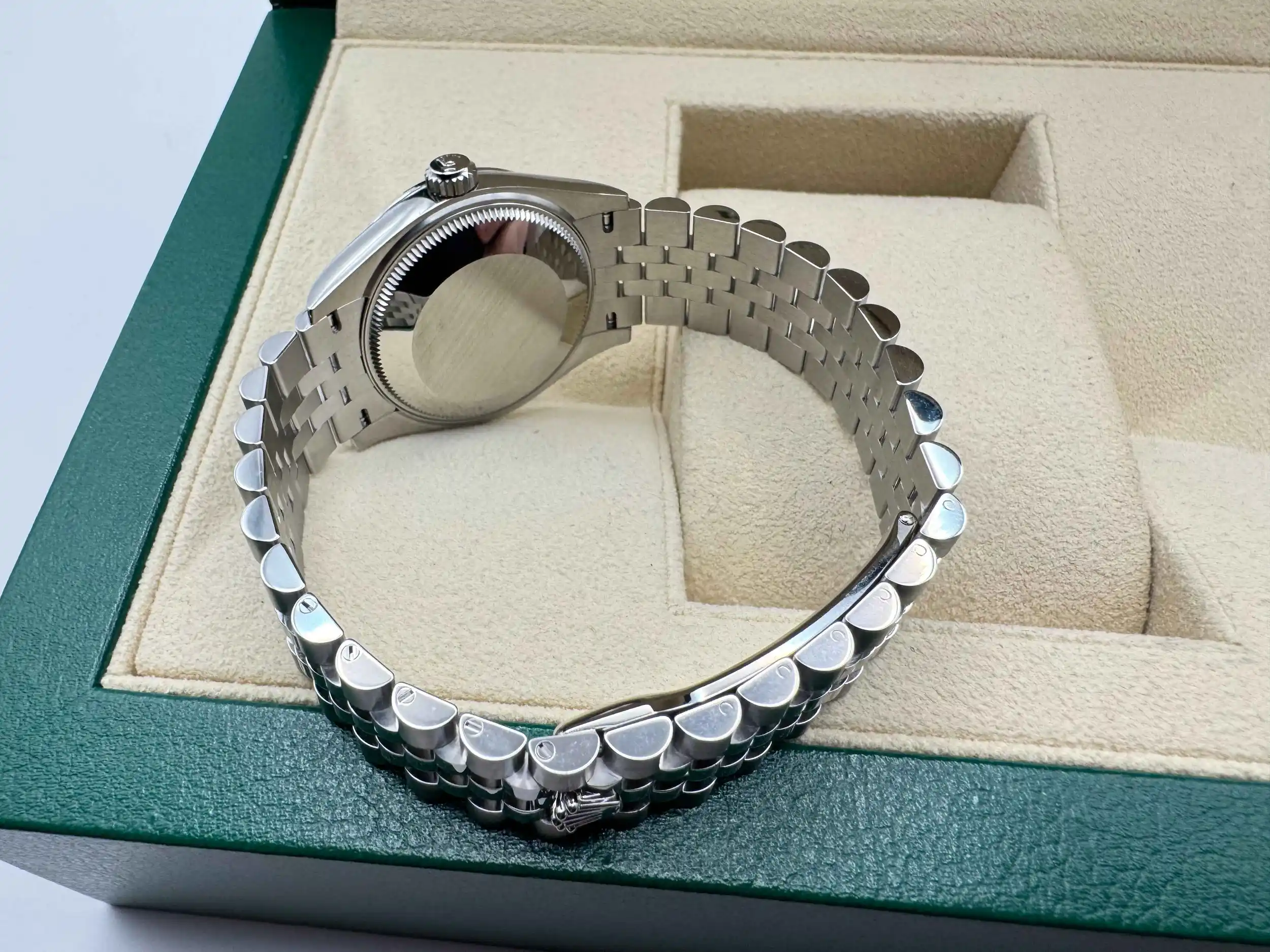 Rolex Datejust 31mm | Mintgroene Wijzerplaat | Staal & 18K Witgouden Lunette | Jubilee | 278274 - Image 12