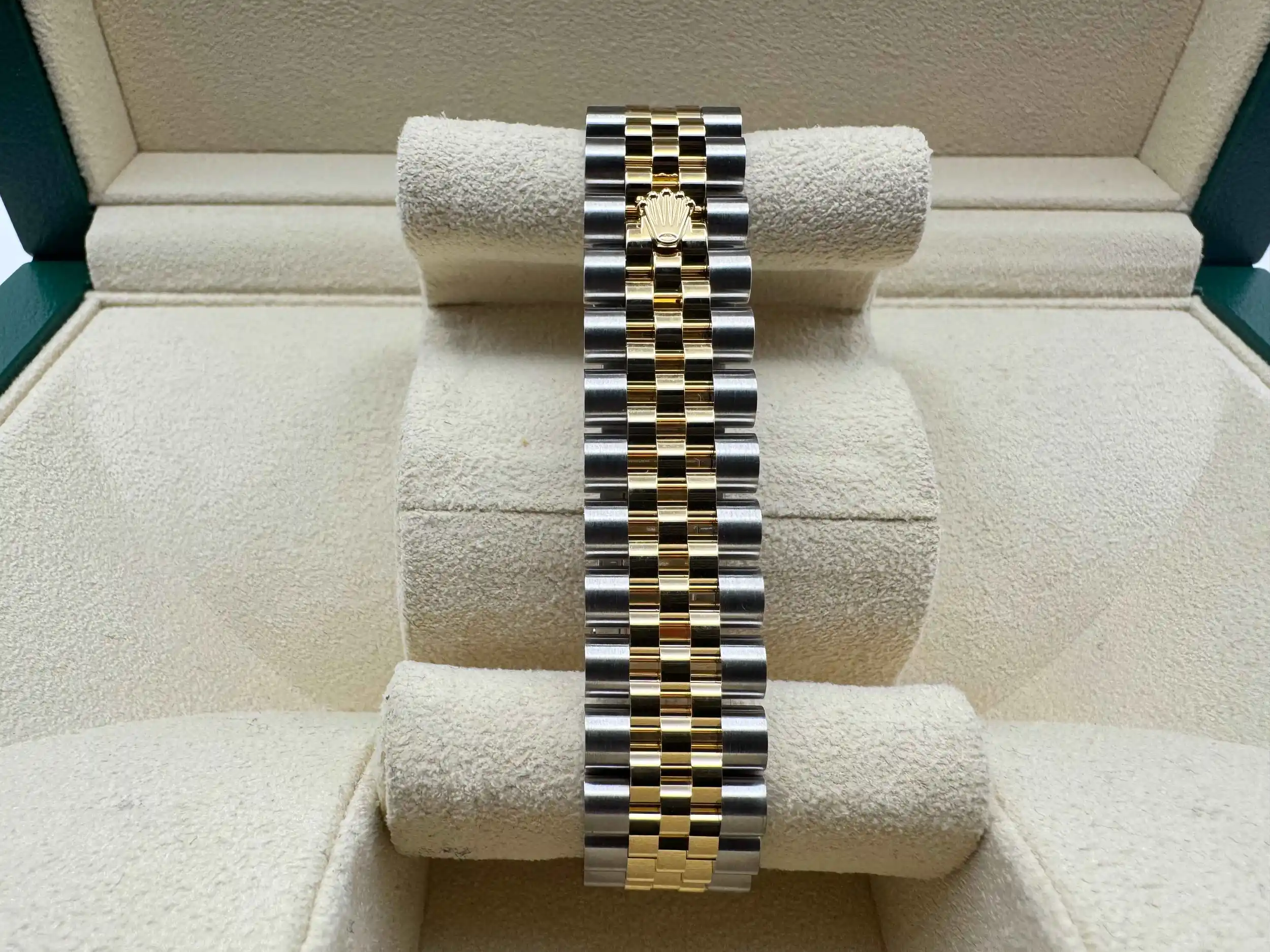 Rolex Datejust 31mm | "Tahitian" Mother of Pearl l Wijzerplaat Met Diamanten & 18K Geelgoud Rolesor bezel | Jubilee | 278273 - Image 9