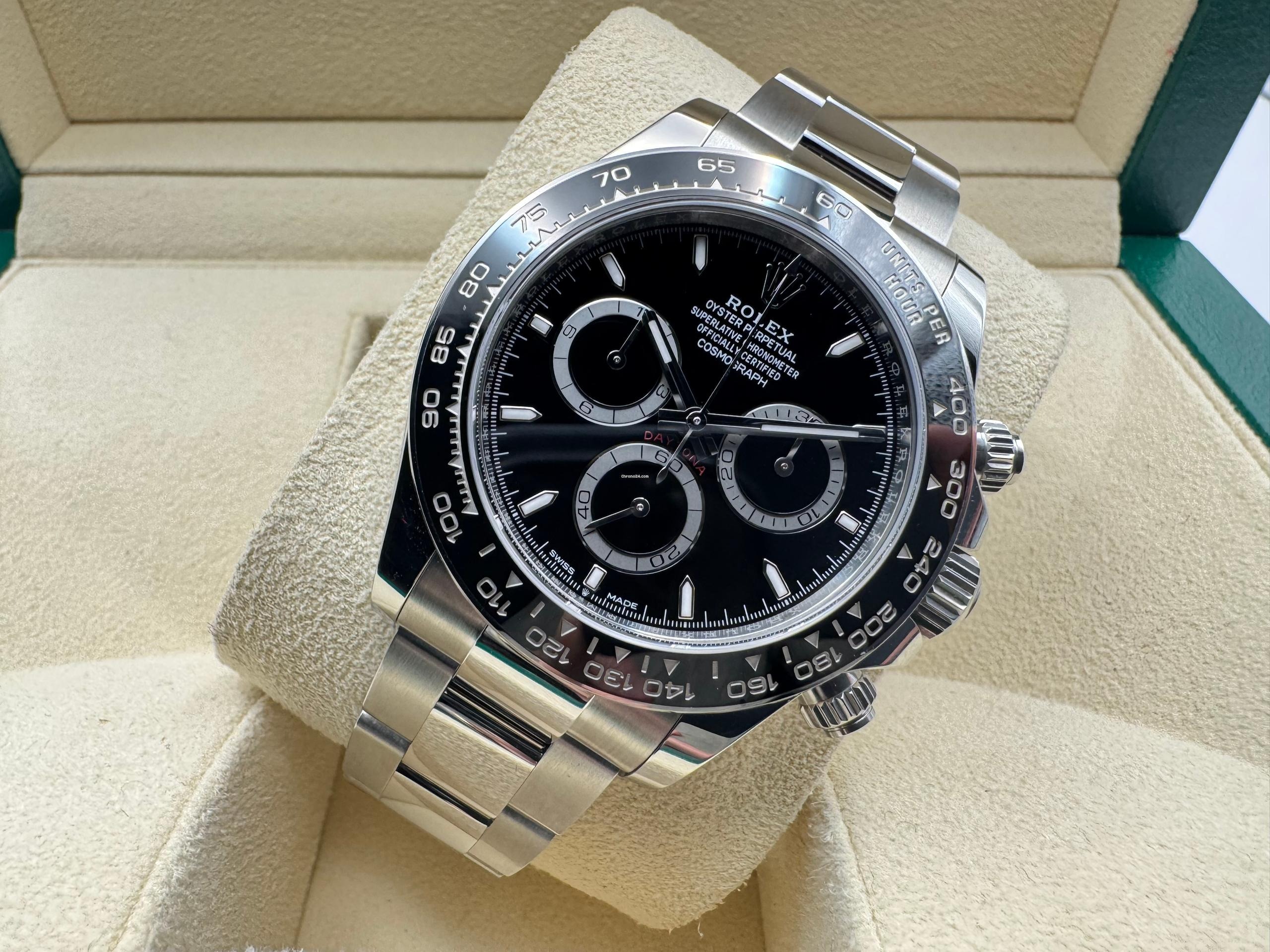 Rolex Daytona 40 126500LN | Zwarte Wijzerplaat | Zwarte keramische (Cerachrom) Lunette Bezel - Image 5