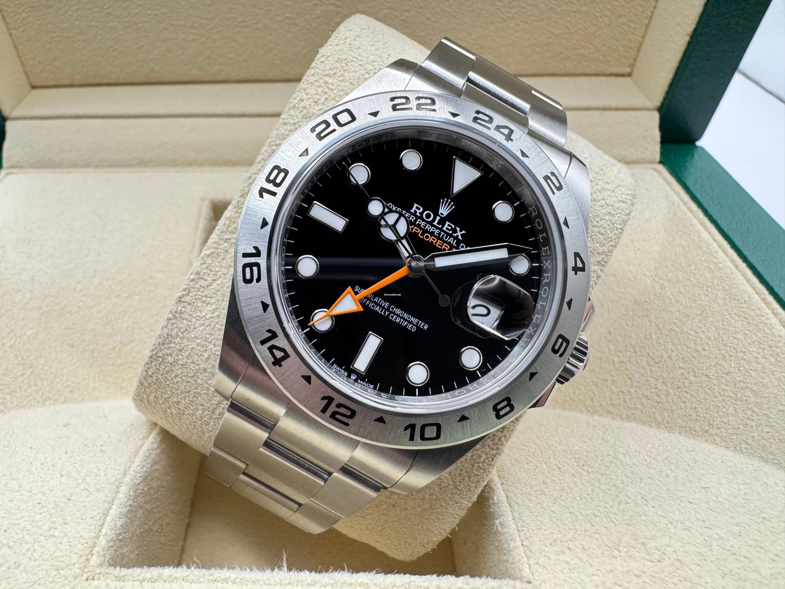 Rolex Explorer 2 | 42mm | Zwarte Wijzerplaat | Vaste 24-uurs Bezel | 226570 - Image 11