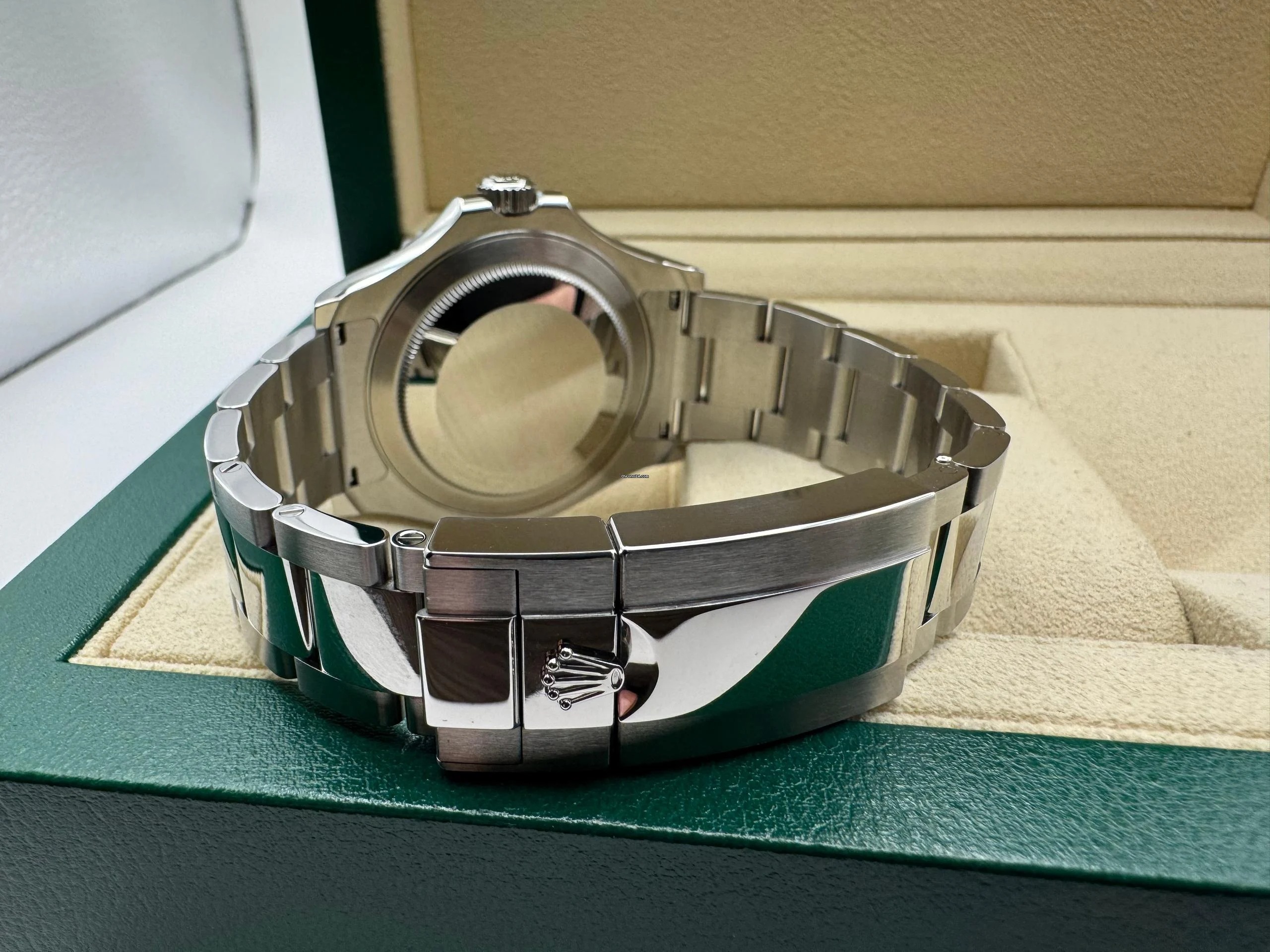 Rolex Yacht-Master 40mm | Rhodium Wijzerplaat | Massief Platina Draaibare Bezel/Lunette | 126622 - Image 7