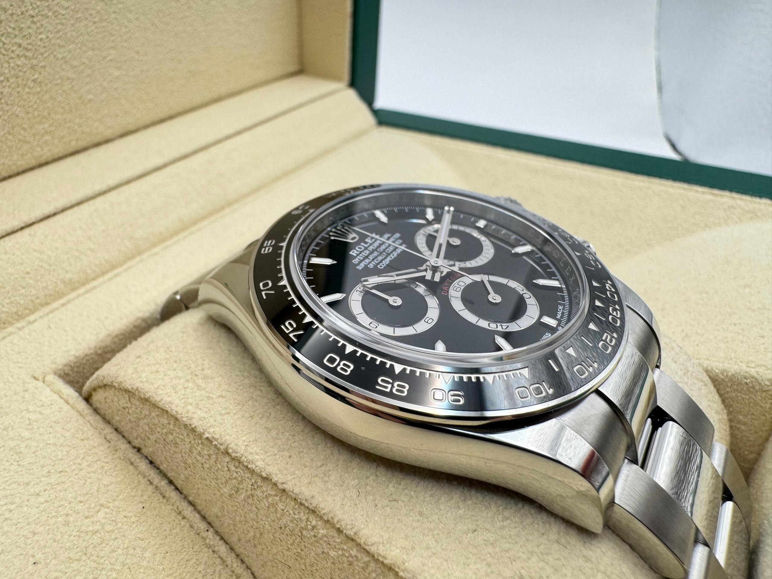 Rolex Daytona 40 126500LN | Zwarte Wijzerplaat | Zwarte keramische (Cerachrom) Lunette Bezel - Image 11