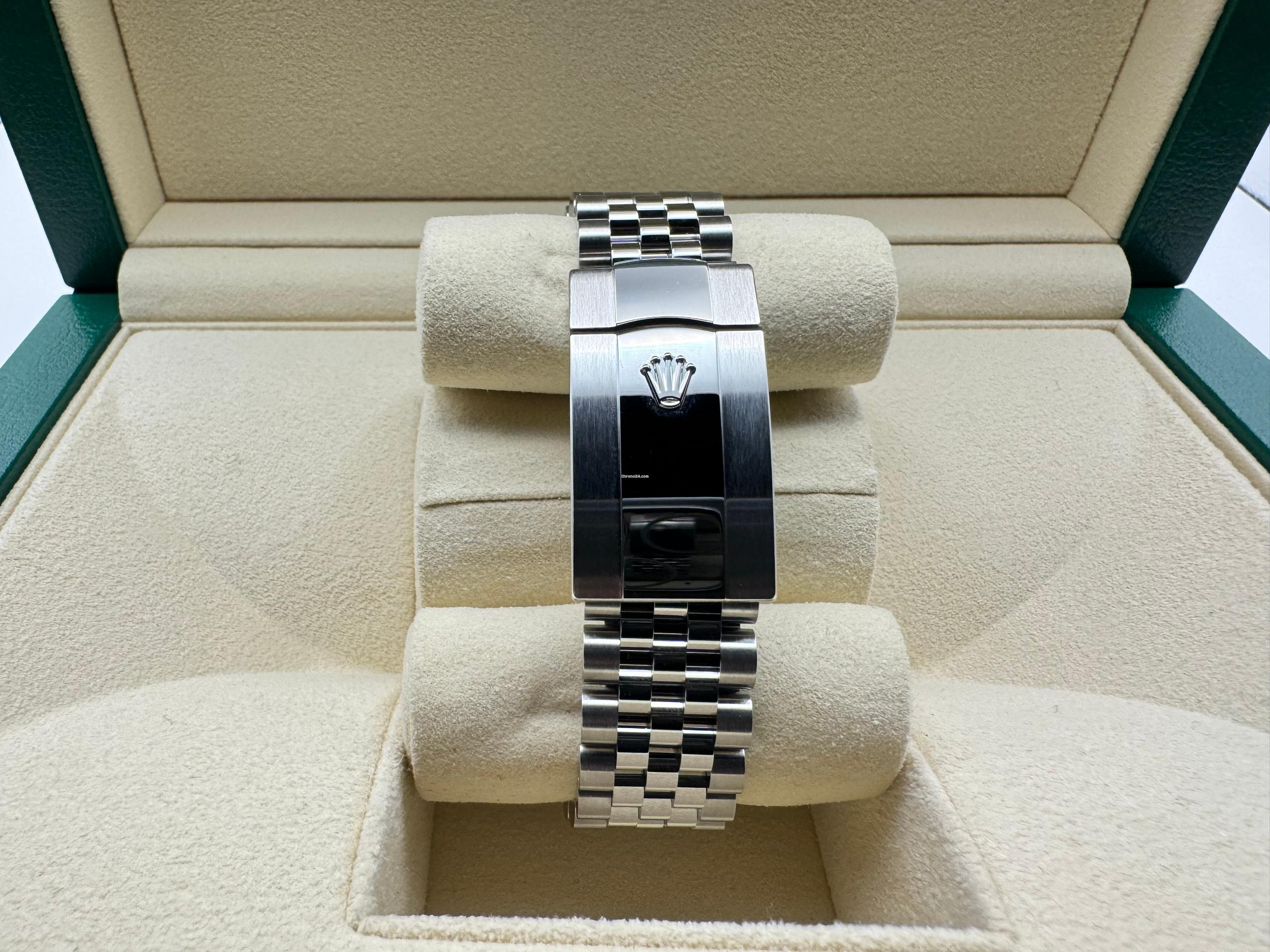 Rolex Datejust 41mm | Rhodium Diamanten & 18K Witgouden Gecanneleerde Bezel | Jubilee | 126334 - Image 7