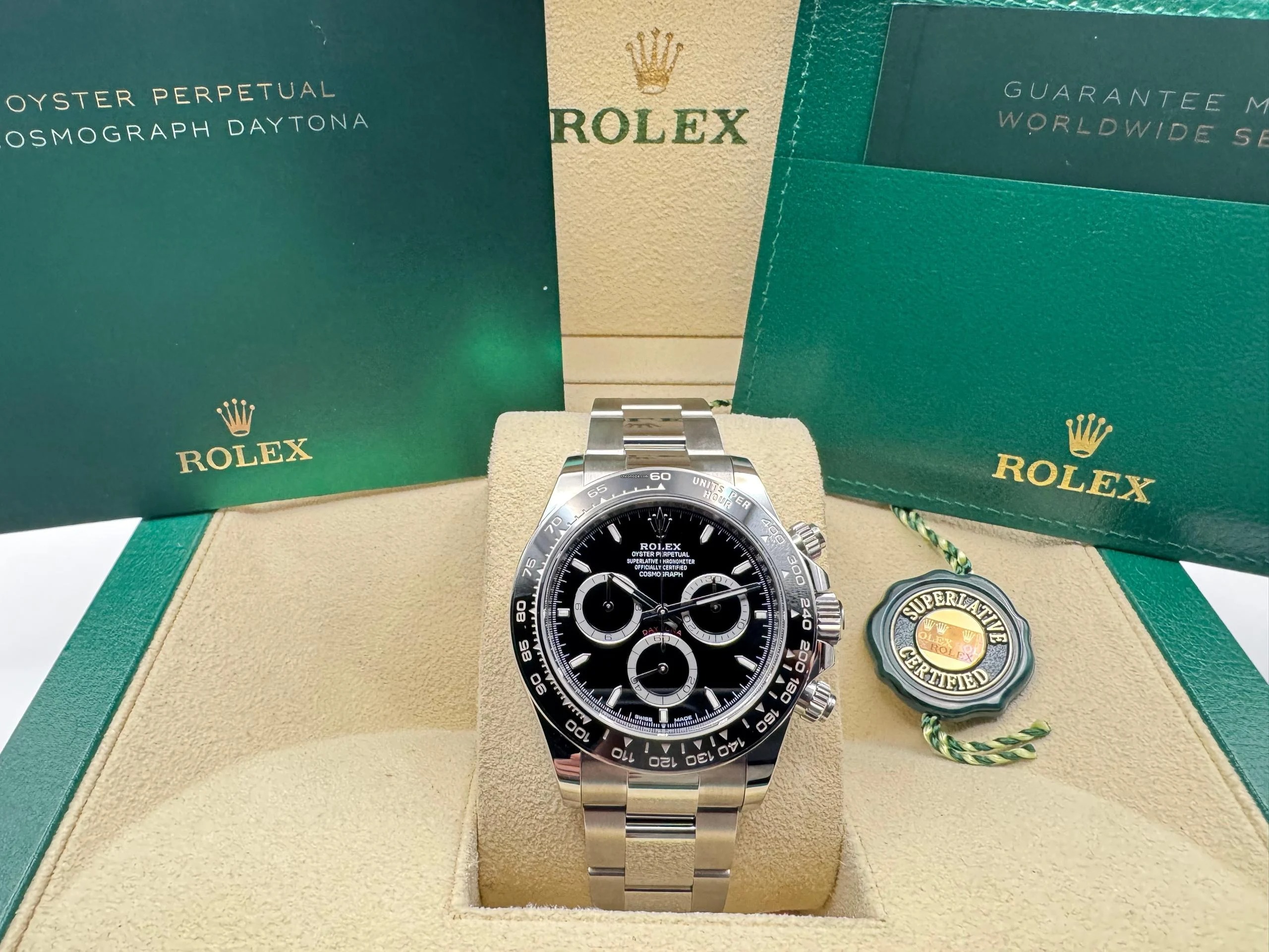Rolex Daytona 40 126500LN | Zwarte Wijzerplaat | Zwarte keramische (Cerachrom) Lunette Bezel - Image 3