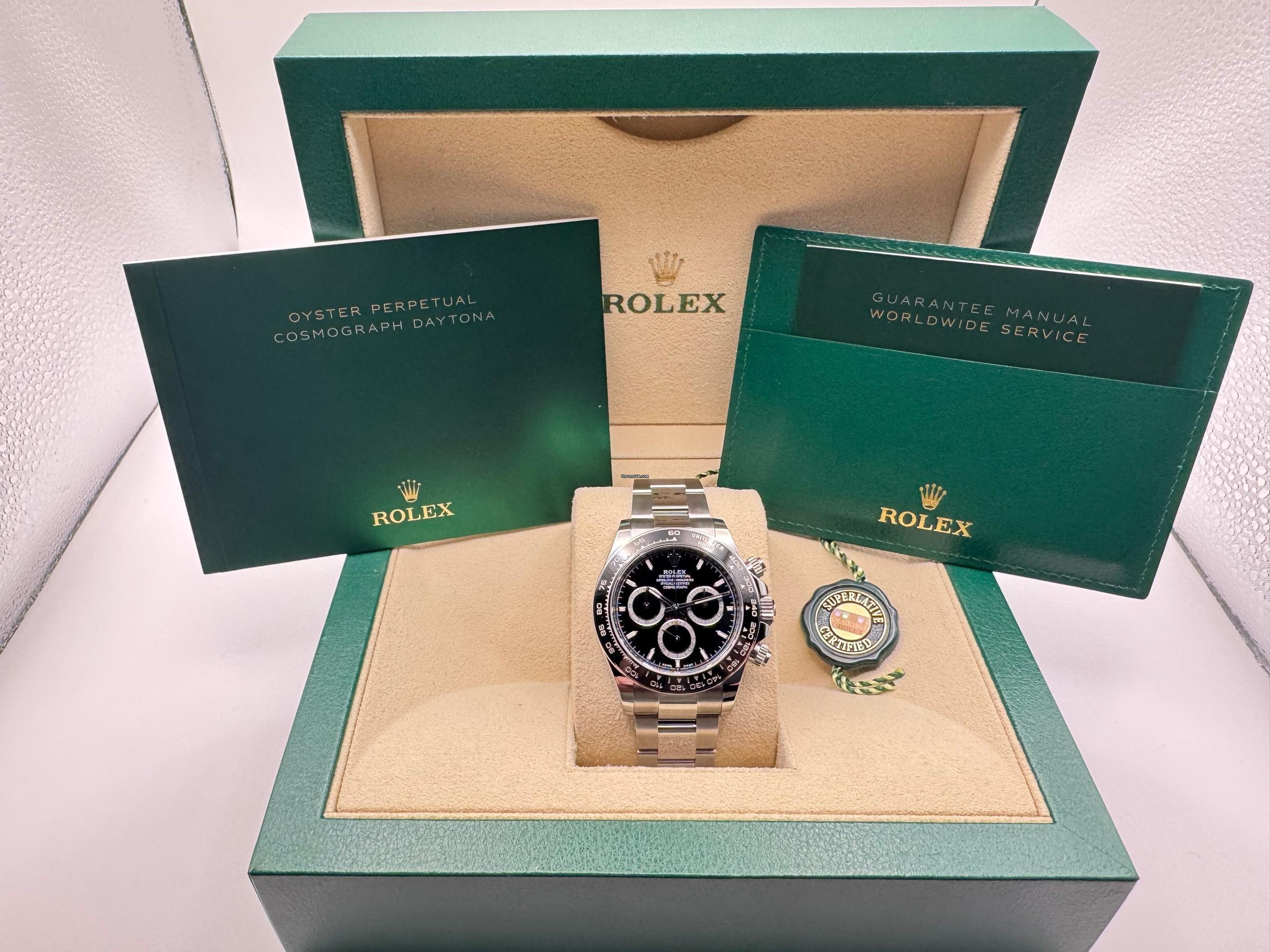 Rolex Daytona 40 126500LN | Zwarte Wijzerplaat | Zwarte keramische (Cerachrom) Lunette Bezel - Image 2