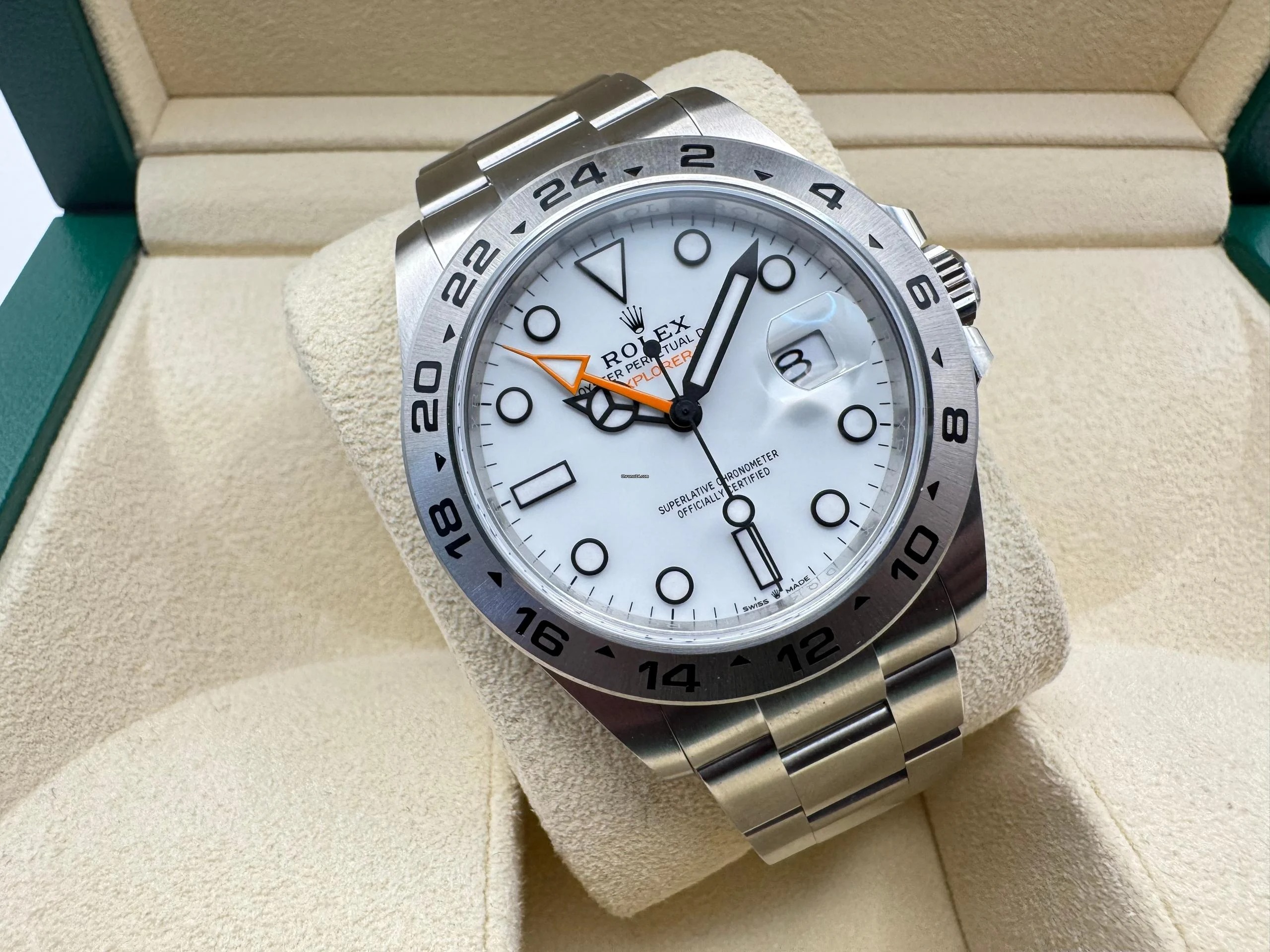Rolex Explorer 2 | 42mm | Witte “Polar” Wijzerplaat | Oystersteel | 226570 - Image 4