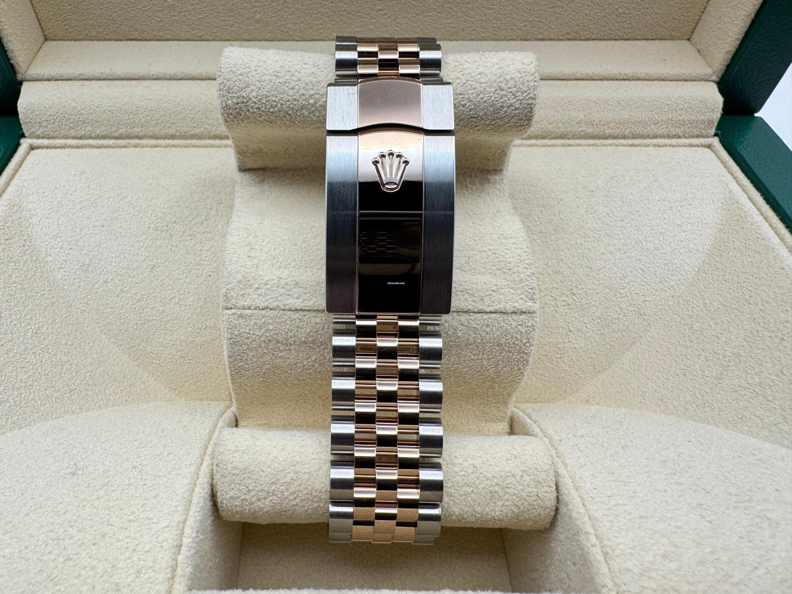 Rolex Datejust 36mm | Wit Parelmoer Wijzerplaat | Met 10 Diamanten &18K Everose Goud | Jubilee | 126231 - Image 7