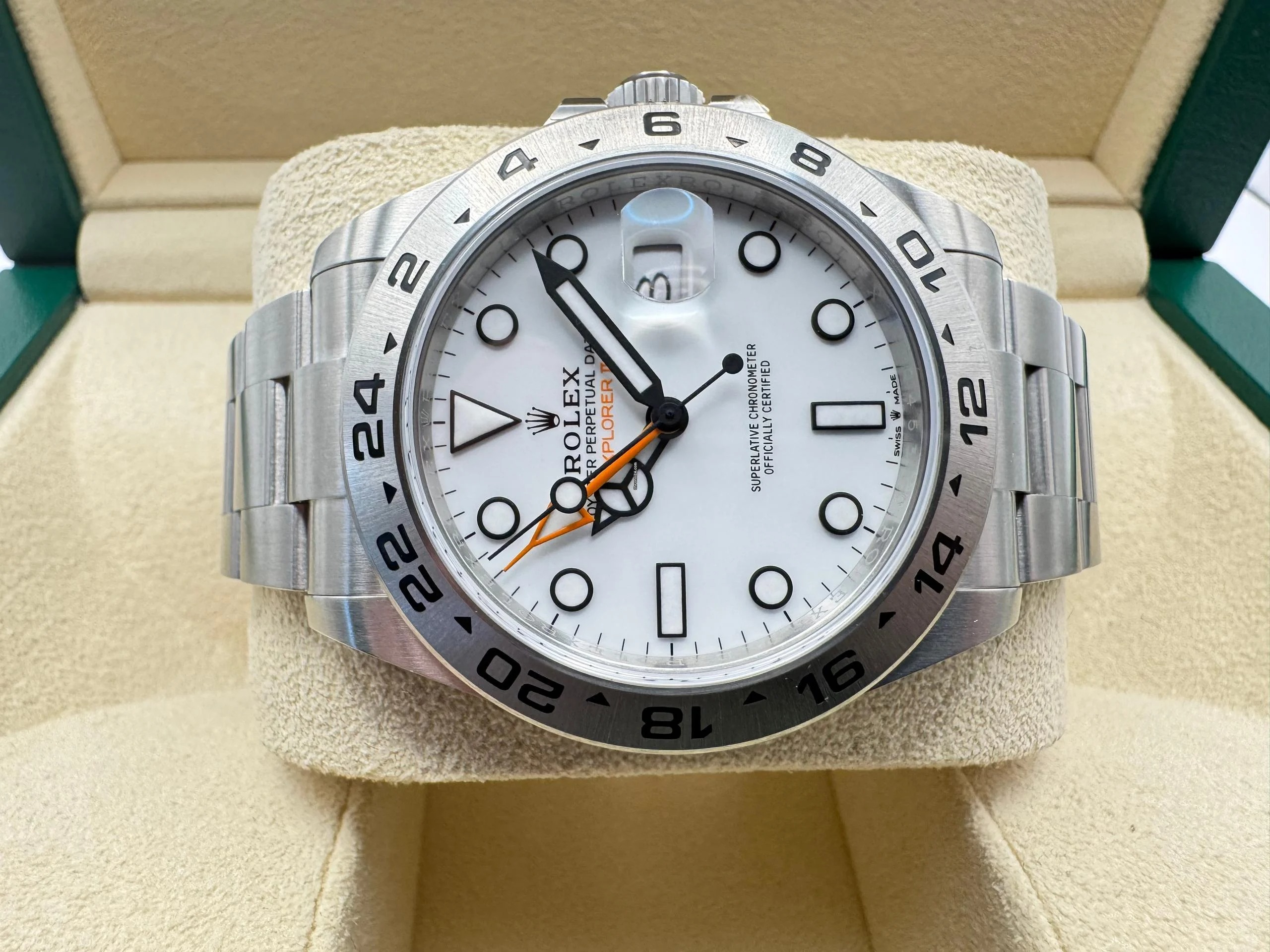 Rolex Explorer 2 | 42mm | Witte “Polar” Wijzerplaat | Oystersteel | 226570 - Image 6