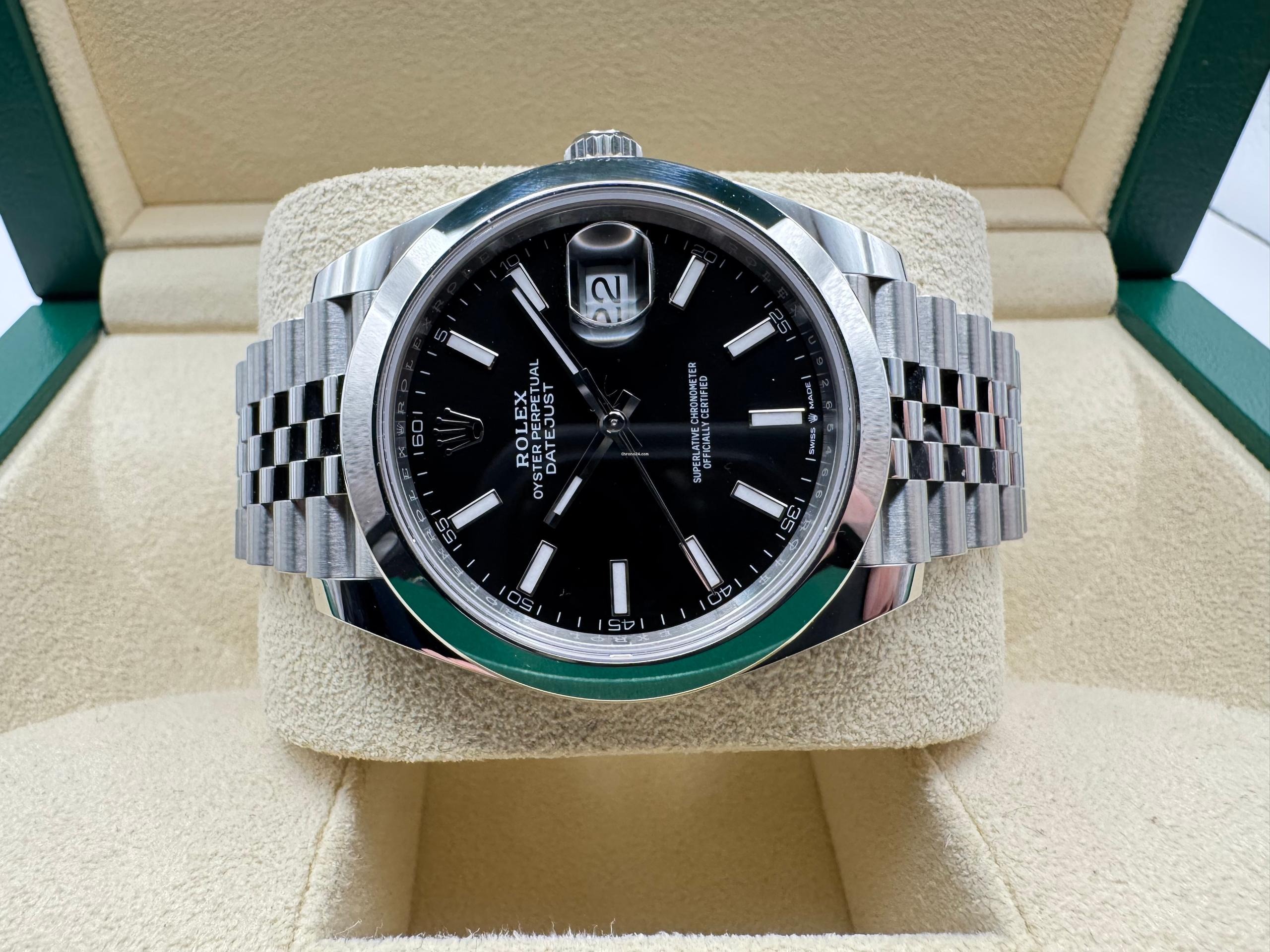 Rolex Datejust 41mm | Zwart Wijzerplaat | Gepolijste Lunette | Jubilee | 126300 - Image 6