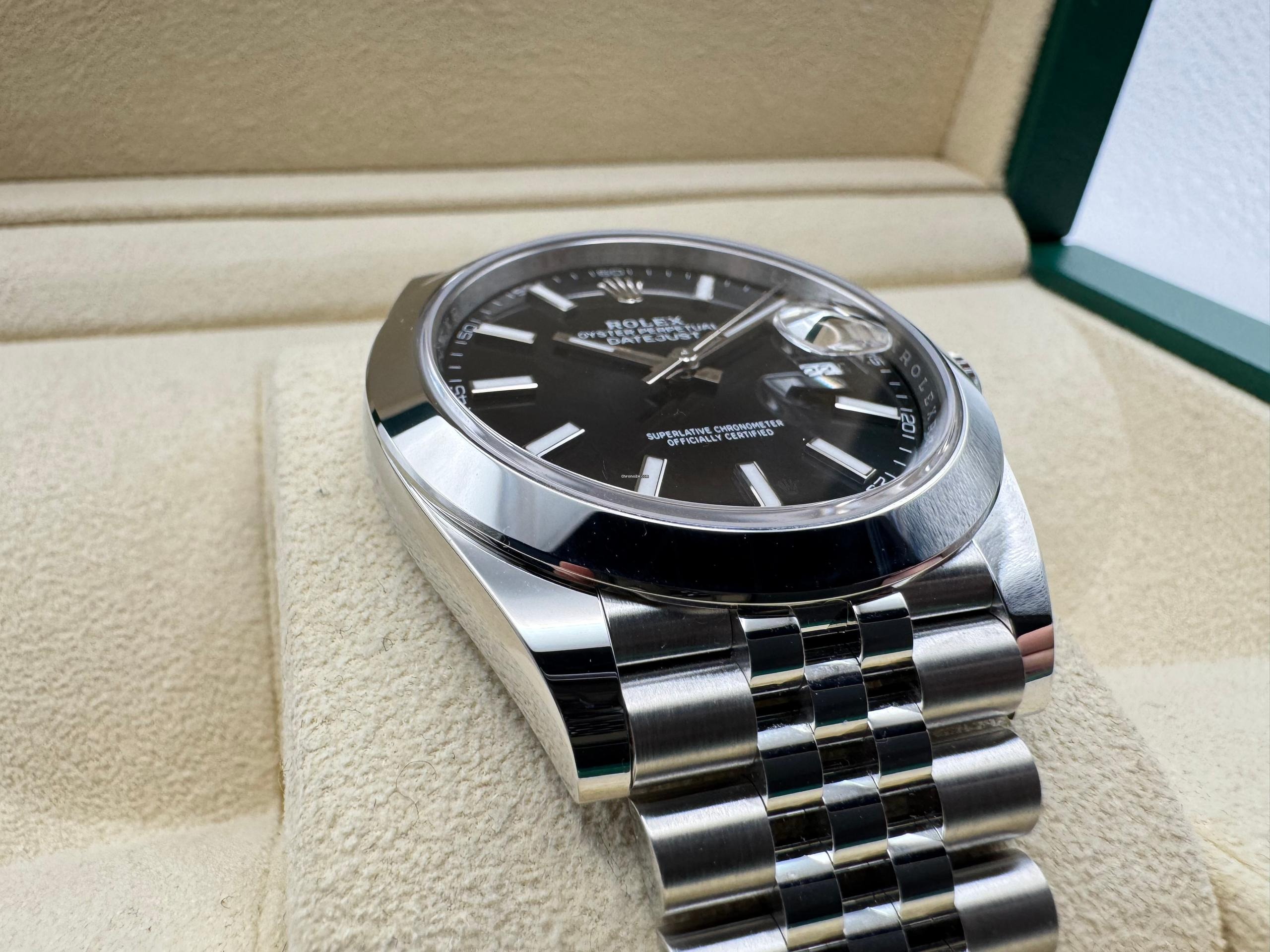 Rolex Datejust 41mm | Zwart Wijzerplaat | Gepolijste Lunette | Jubilee | 126300 - Image 11