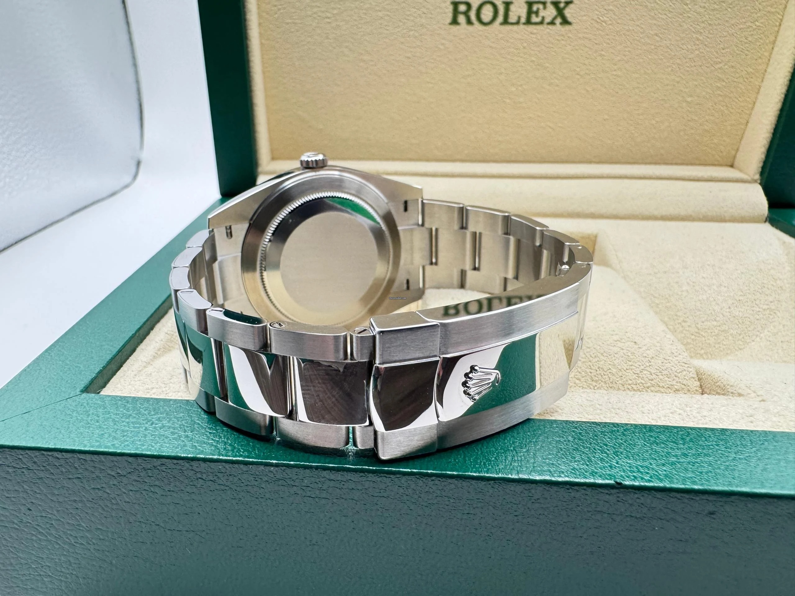 Rolex Datejust 41mm | Blauwe Wijzerplaat | 18K Witgoud Gekarteld Lunette | OysterSteel | 126334 - Image 9