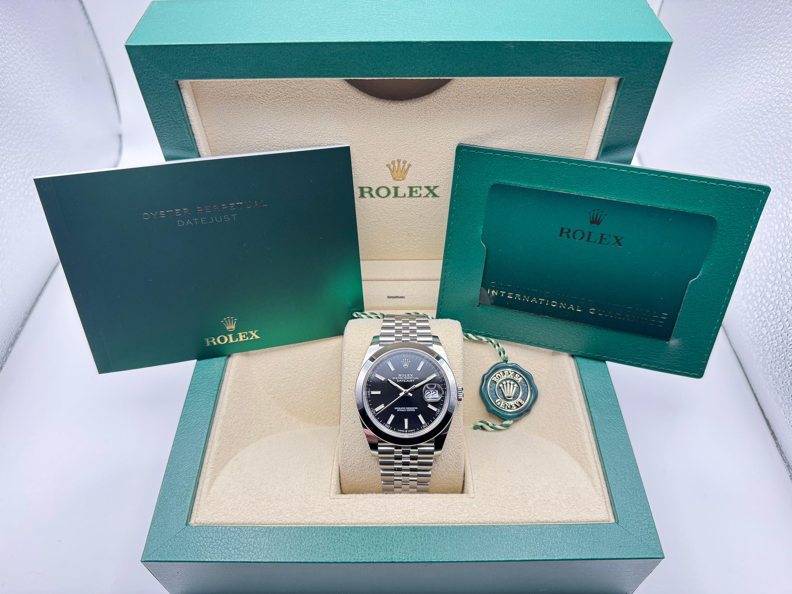Rolex Datejust 41mm | Zwart Wijzerplaat | Gepolijste Lunette | Jubilee | 126300 - Image 2