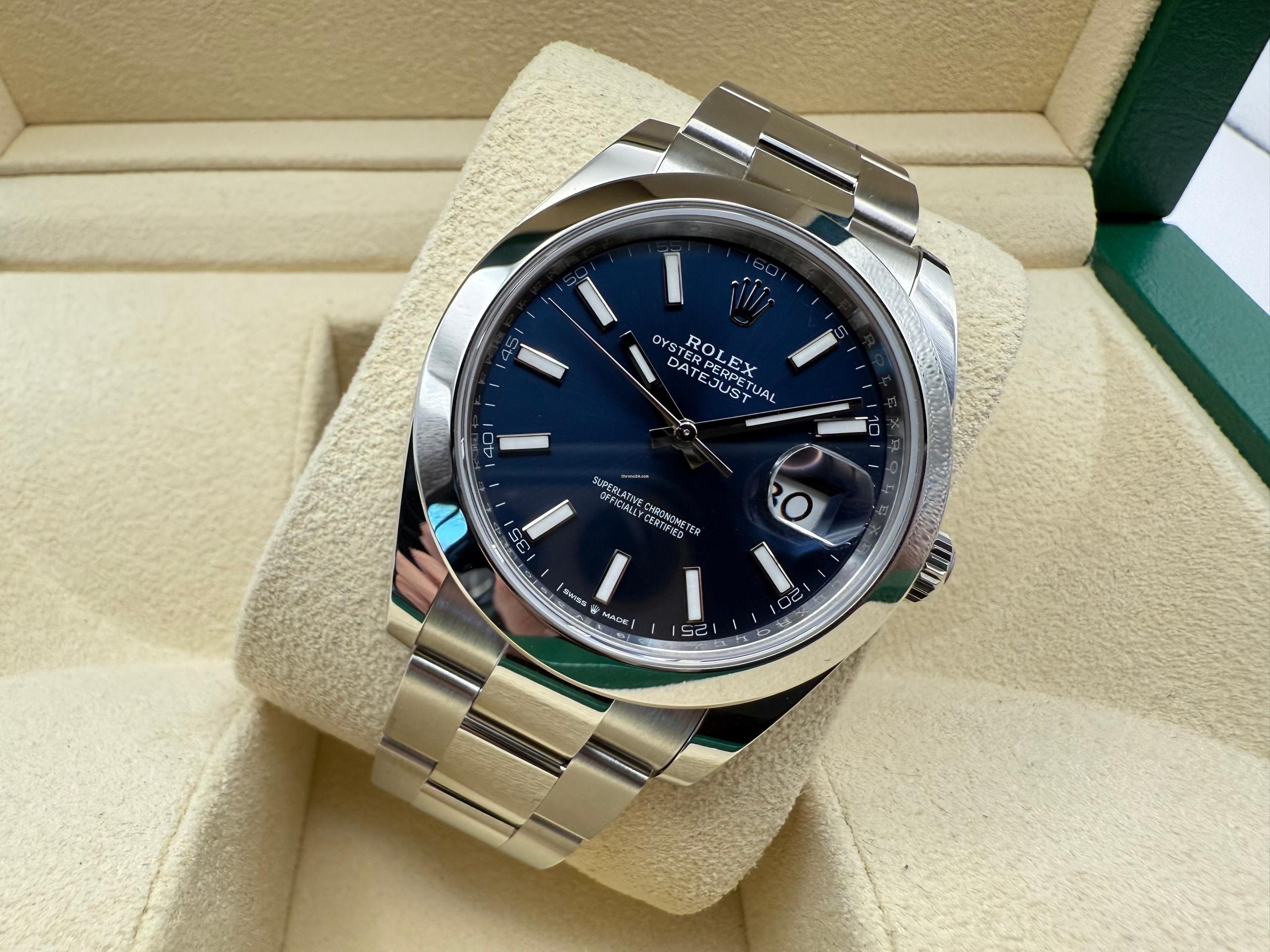 Rolex Datejust 41mm | Blauwe Wijzerplaat | Oystersteel | 126300 - Image 5