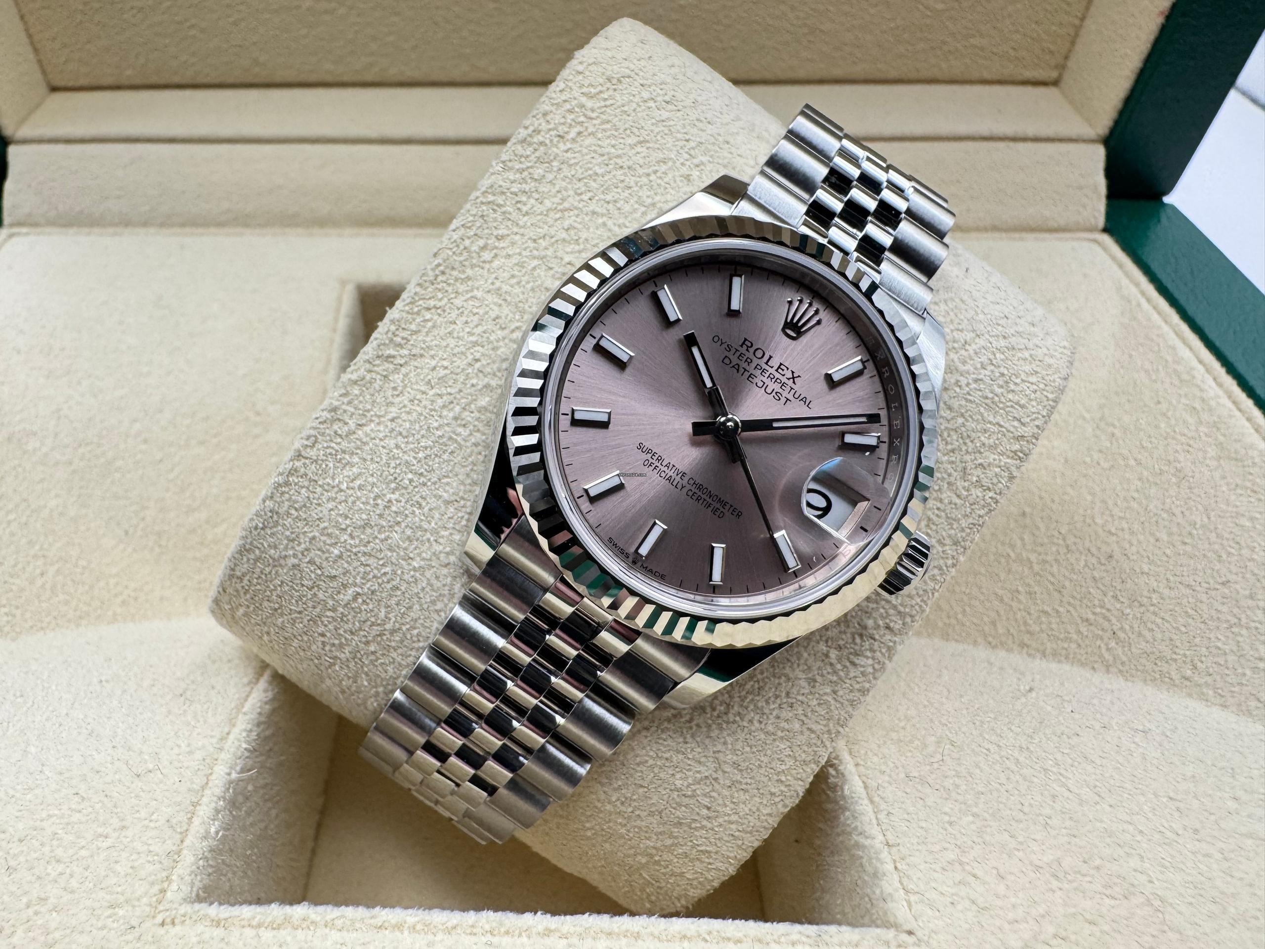 Rolex Datejust 31mm | Roze Wijzerplaat | 18k Witgouden Lunette | Jubilee | 278274 - Image 6
