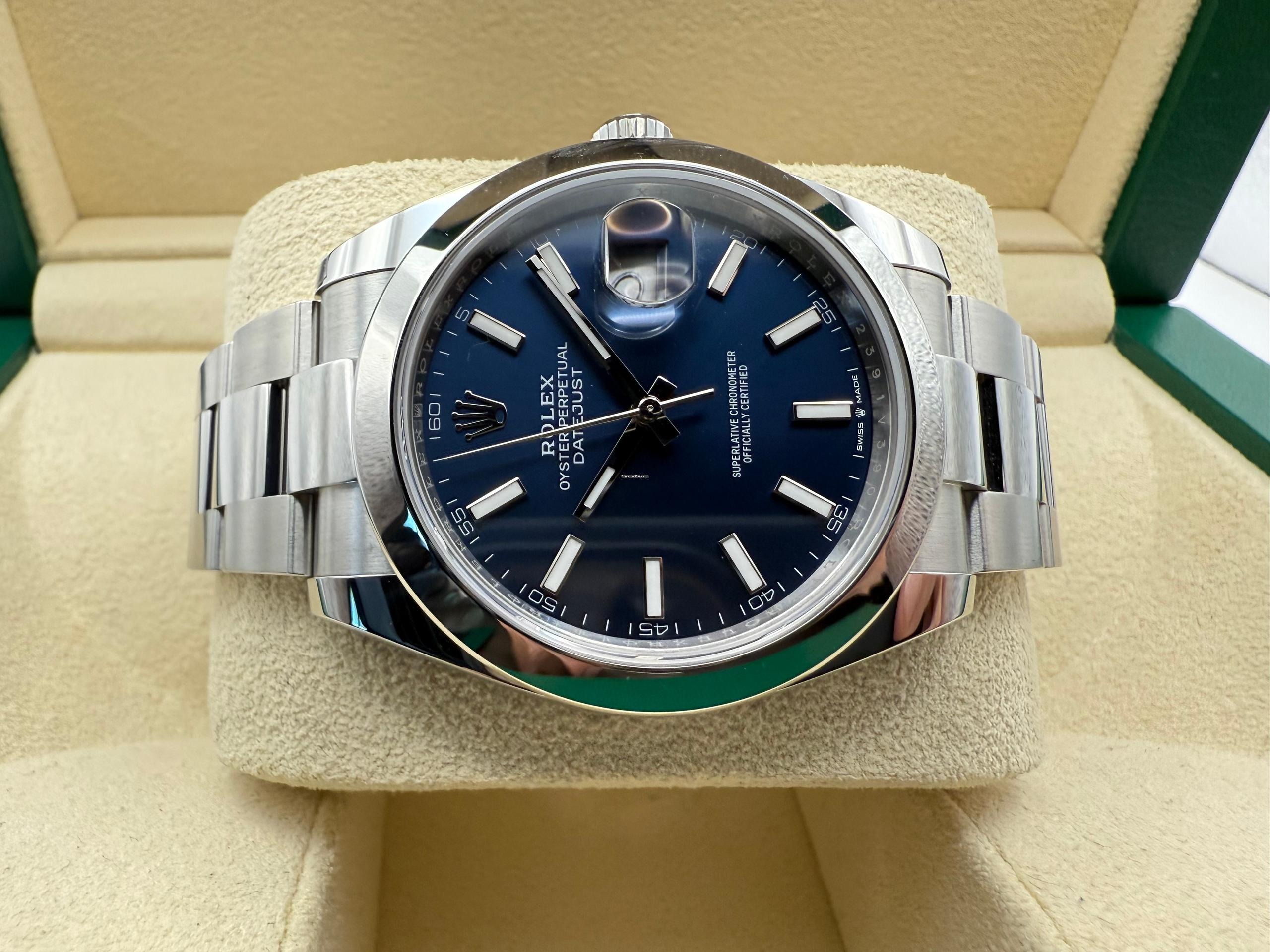 Rolex Datejust 41mm | Blauwe Wijzerplaat | Oystersteel | 126300 - Image 6