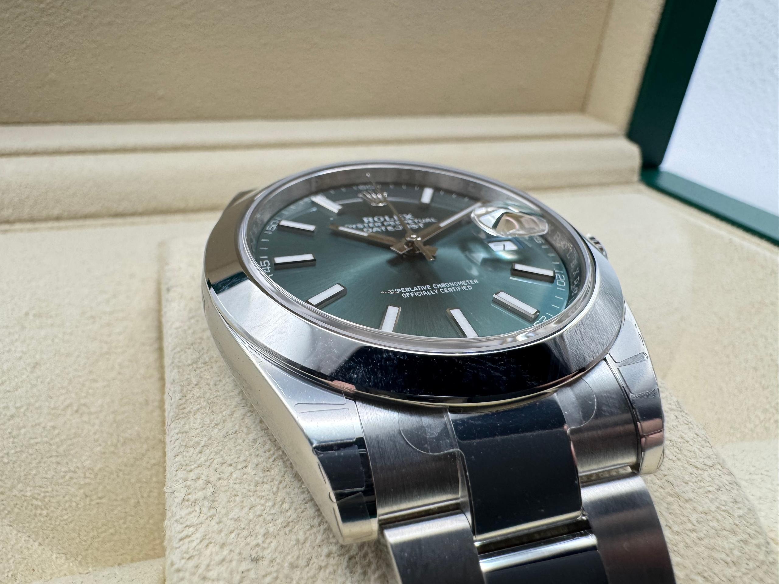 Rolex Datejust 41mm | Mintgroene Wijzerplaat | Oystersteel | 126300 - Image 11