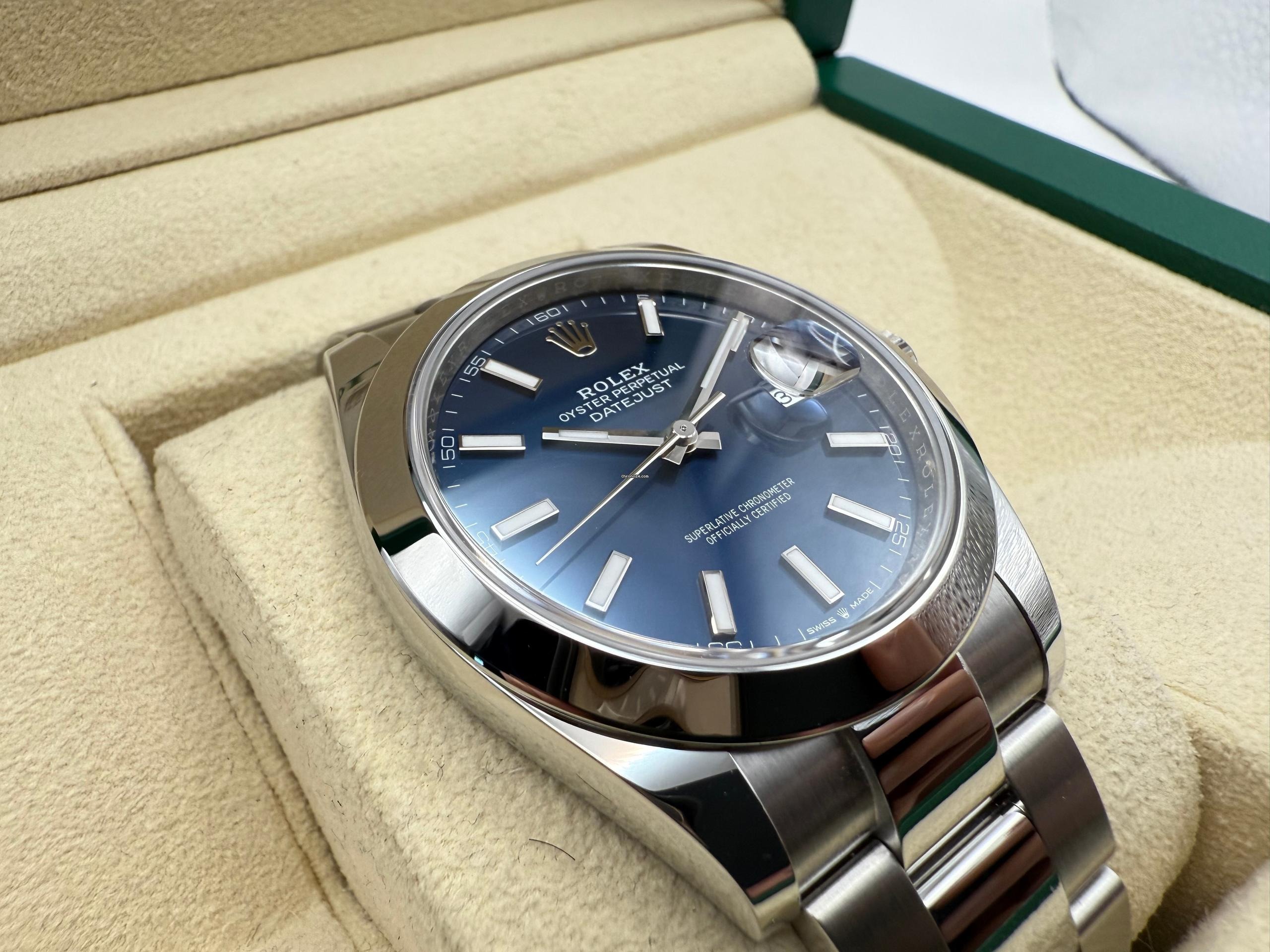 Rolex Datejust 41mm | Blauwe Wijzerplaat | Oystersteel | 126300 - Image 11