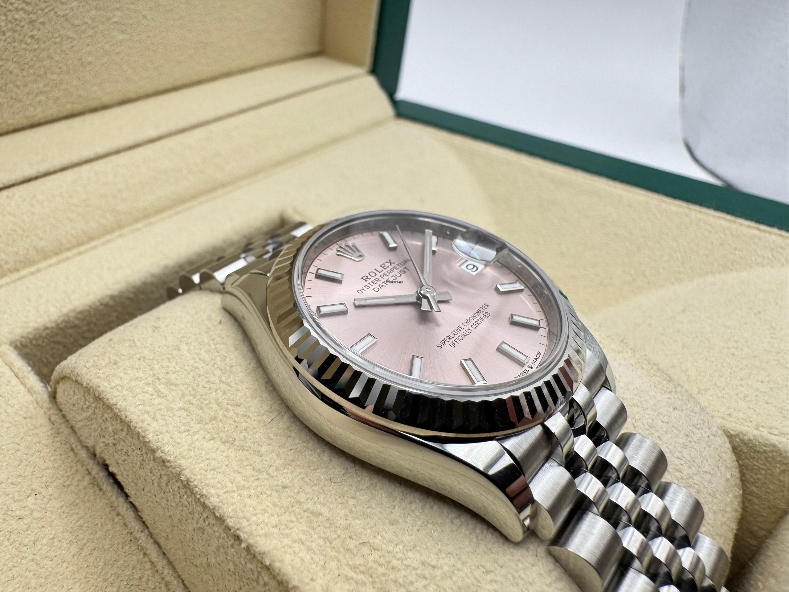 Rolex Datejust 31mm | Roze Wijzerplaat | 18k Witgouden Lunette | Jubilee | 278274 - Image 11