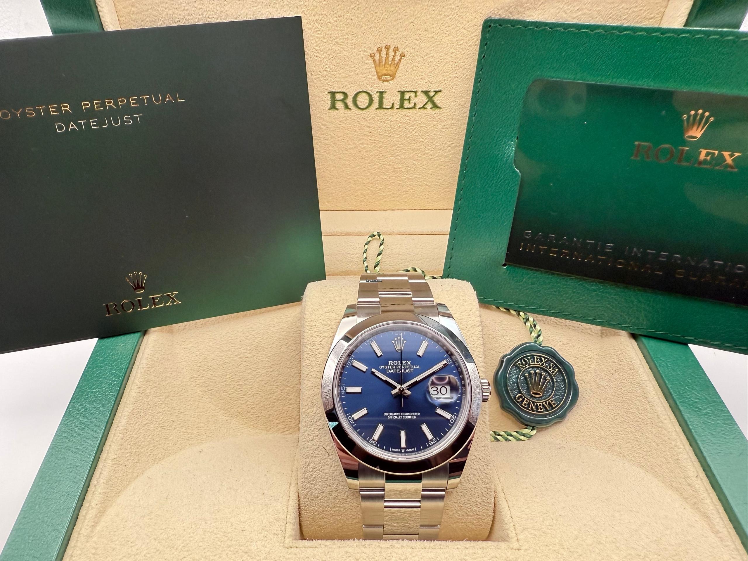 Rolex Datejust 41mm | Blauwe Wijzerplaat | Oystersteel | 126300 - Image 3
