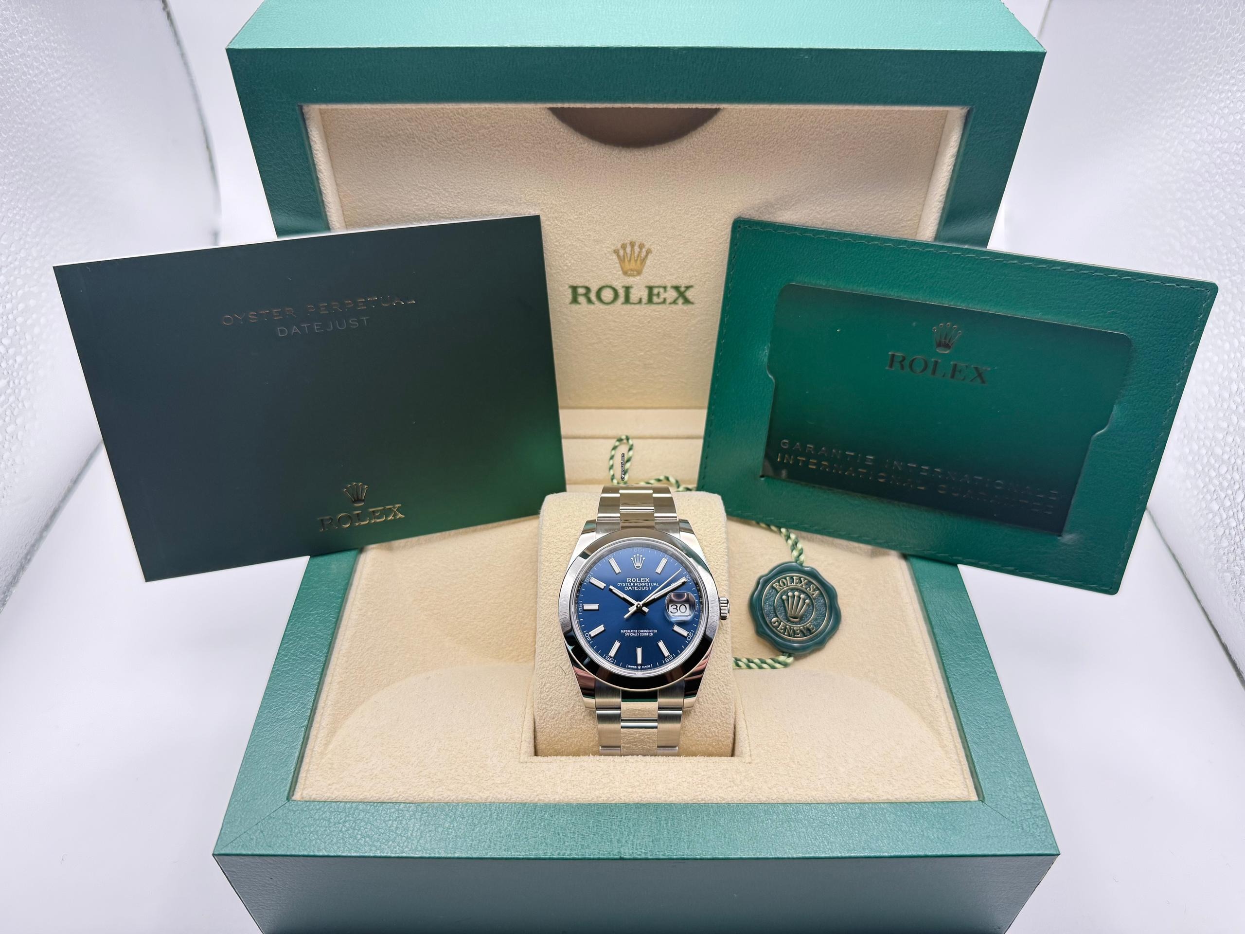 Rolex Datejust 41mm | Blauwe Wijzerplaat | Oystersteel | 126300 - Image 2