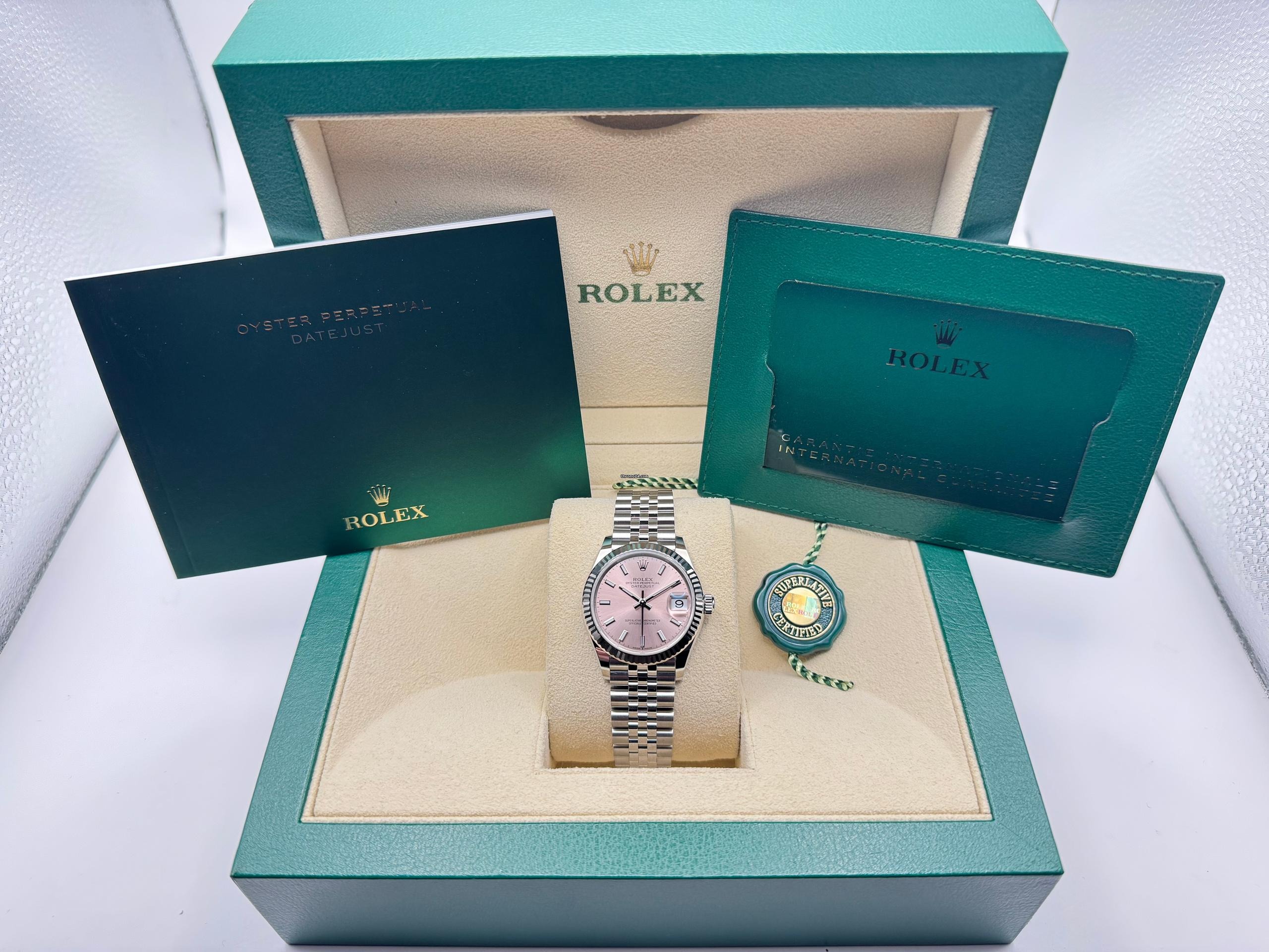 Rolex Datejust 31mm | Roze Wijzerplaat | 18k Witgouden Lunette | Jubilee | 278274 - Image 2