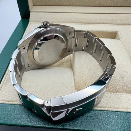 Rolex Datejust 41mm | Rhodium Wijzerplaat | Gladde Oystersteel Lunette | 126300 - Image 5
