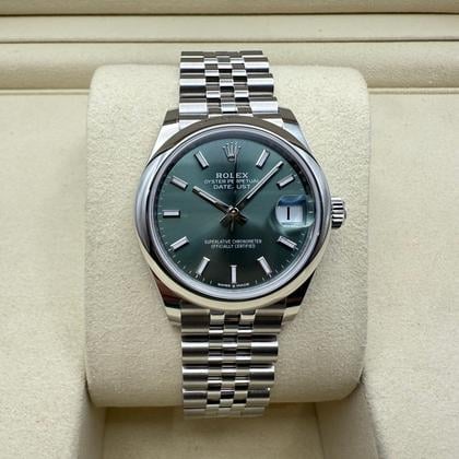 Rolex Datejust 31mm | Mint Groene Wijzerplaat | Jubilee | 278240