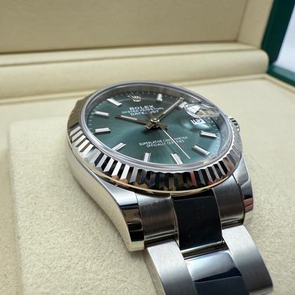 Rolex Datejust 31mm | Mint Groen Wijzerplaat Staal &18K Witgouden Lunette | 278274 - Image 8