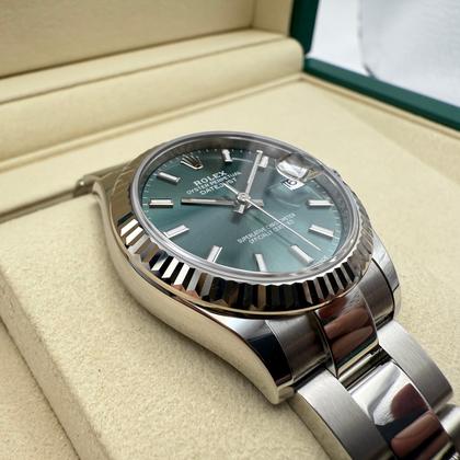 Rolex Datejust 31mm | Mint Groen Wijzerplaat Staal &18K Witgouden Lunette | 278274 - Image 9